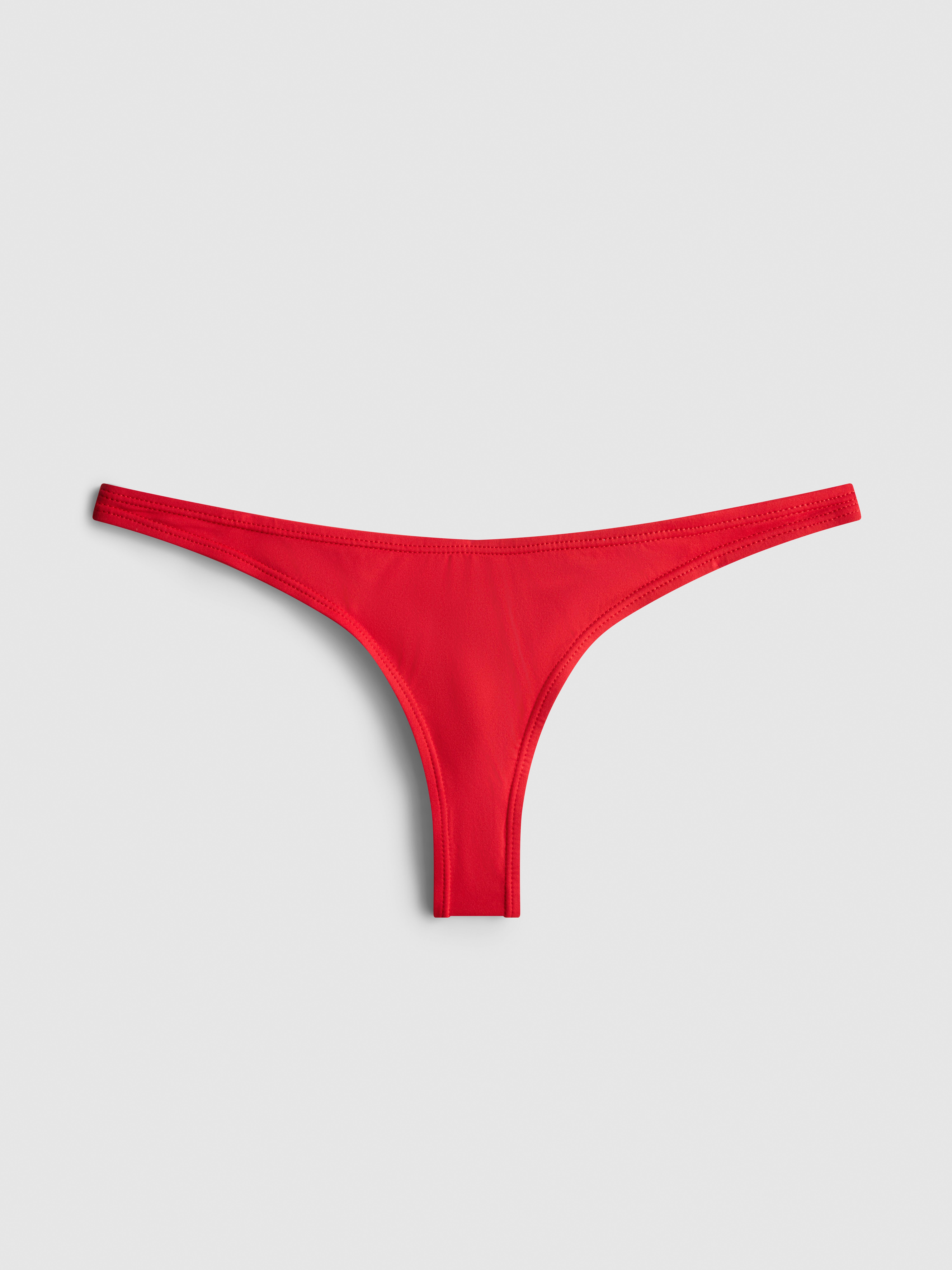 Women's Red Brazilian Bikini Bottoms