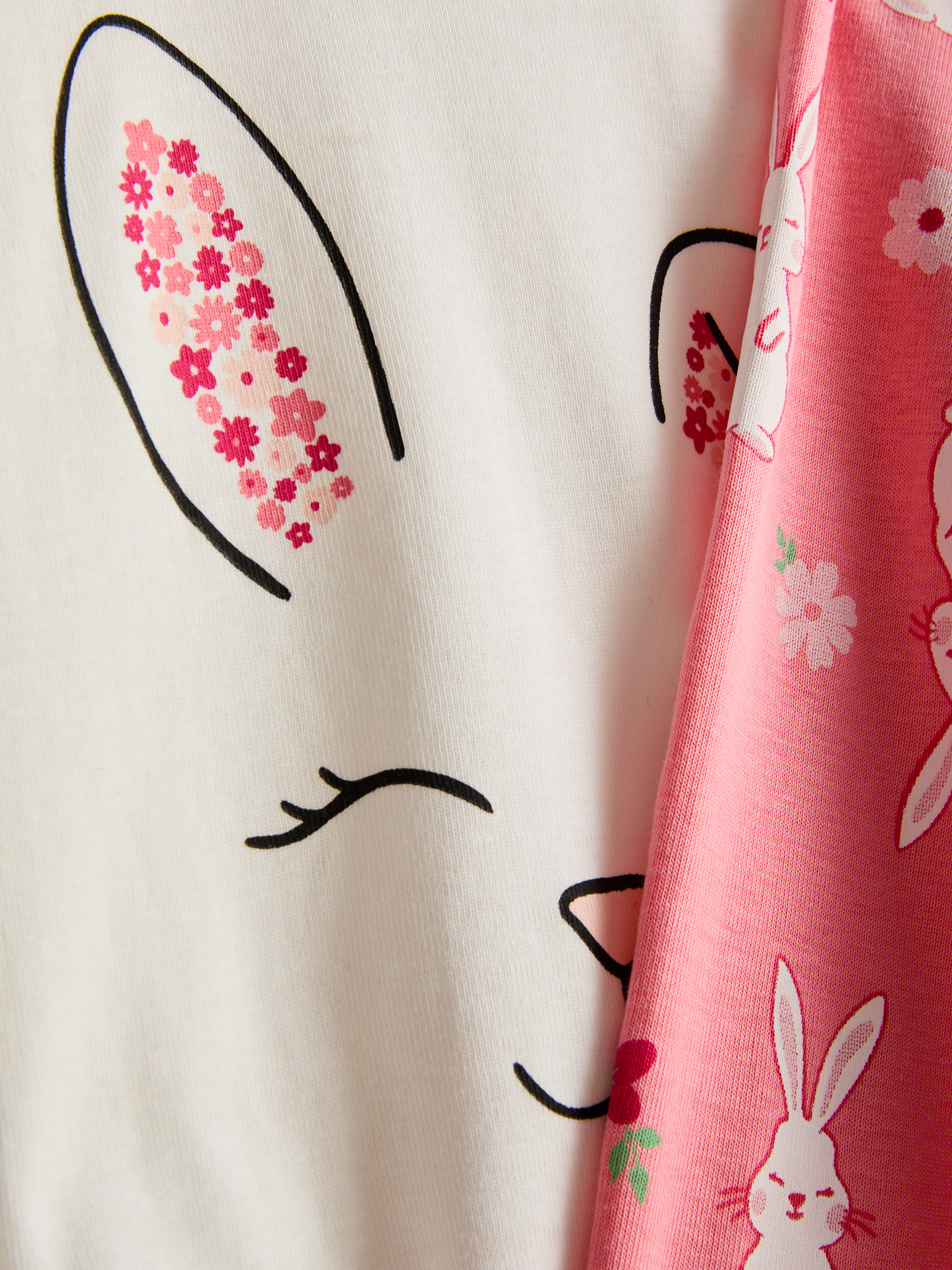 0-36mths | 2pk Bunny Graphic Pajamas