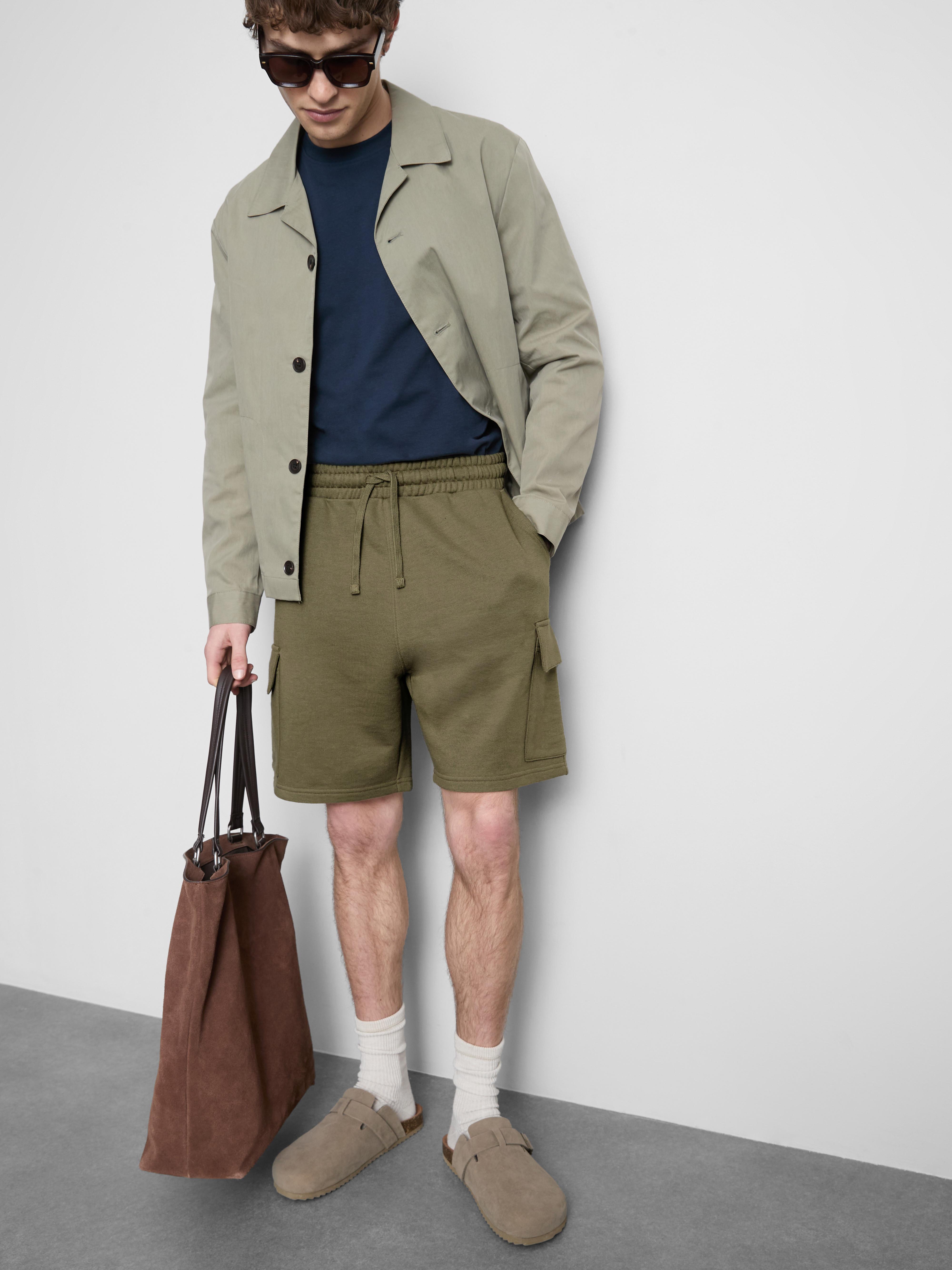 Drawstring Cargo Shorts
