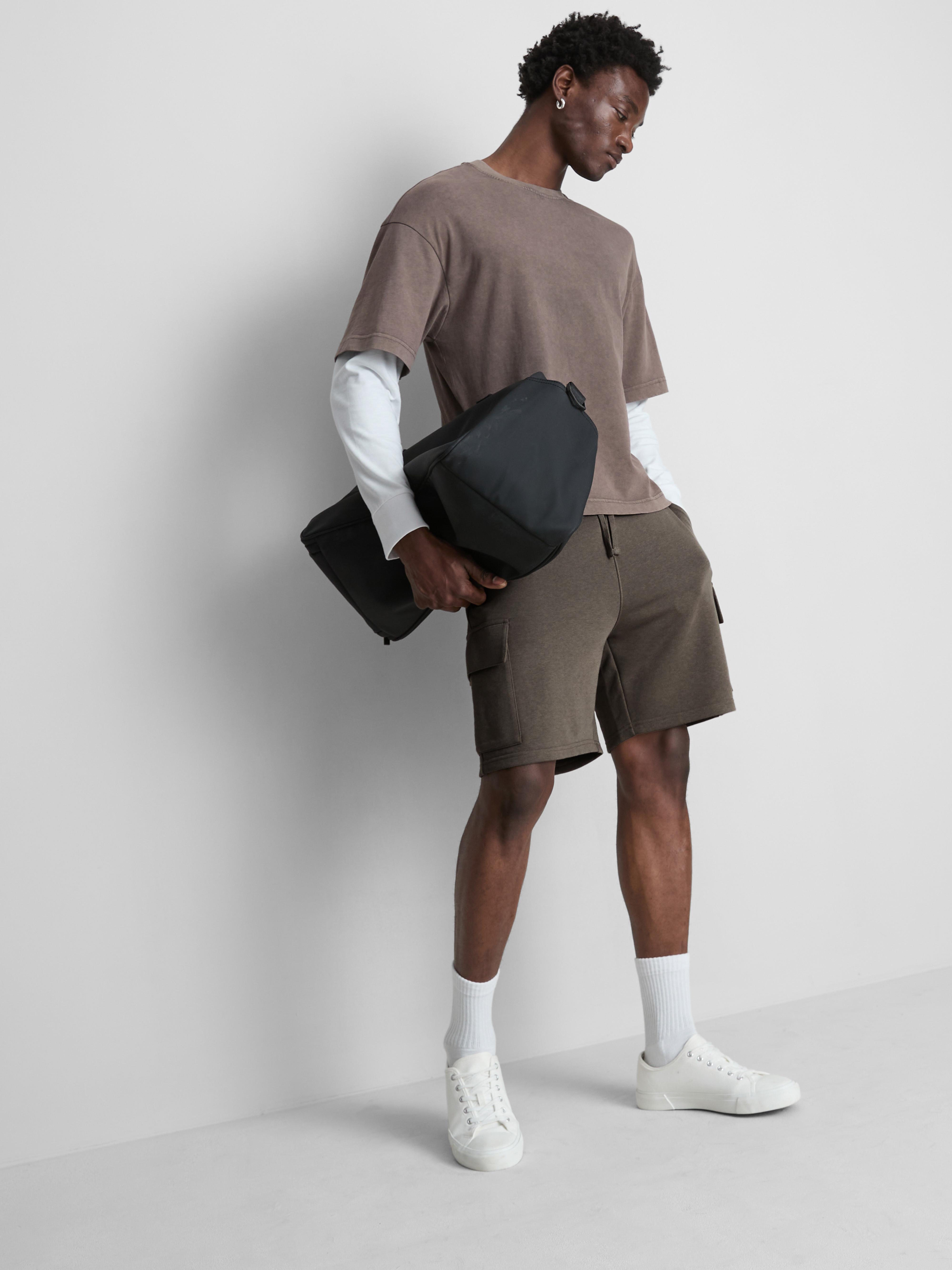 Pantalones cortos cargo con cordón de ajuste