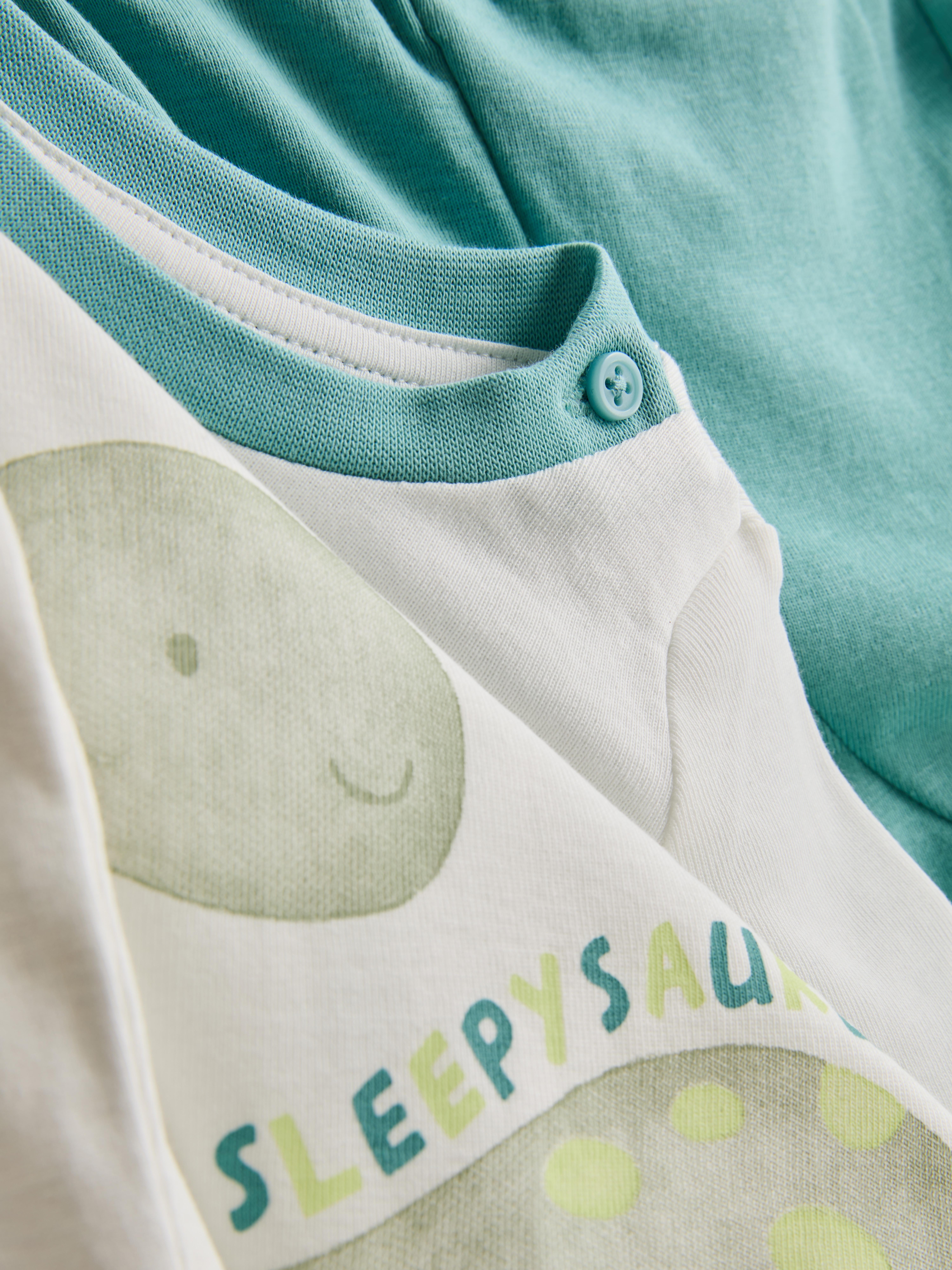 0-36mths | 2pk Dinosaur Graphic Pajamas