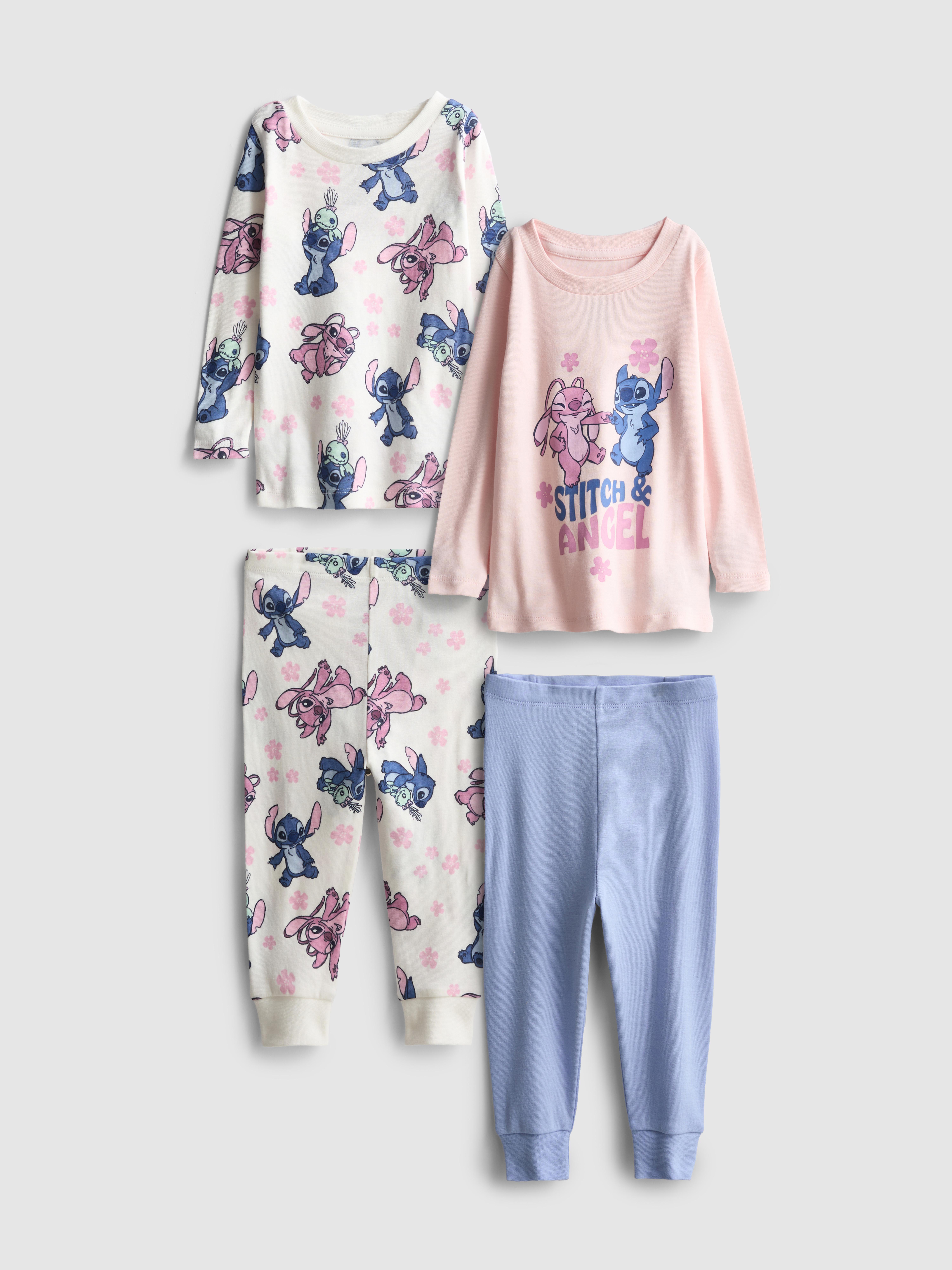 Baby Girls Light Pink 0-36mths | 2pk Disney’s Stitch Pajamas