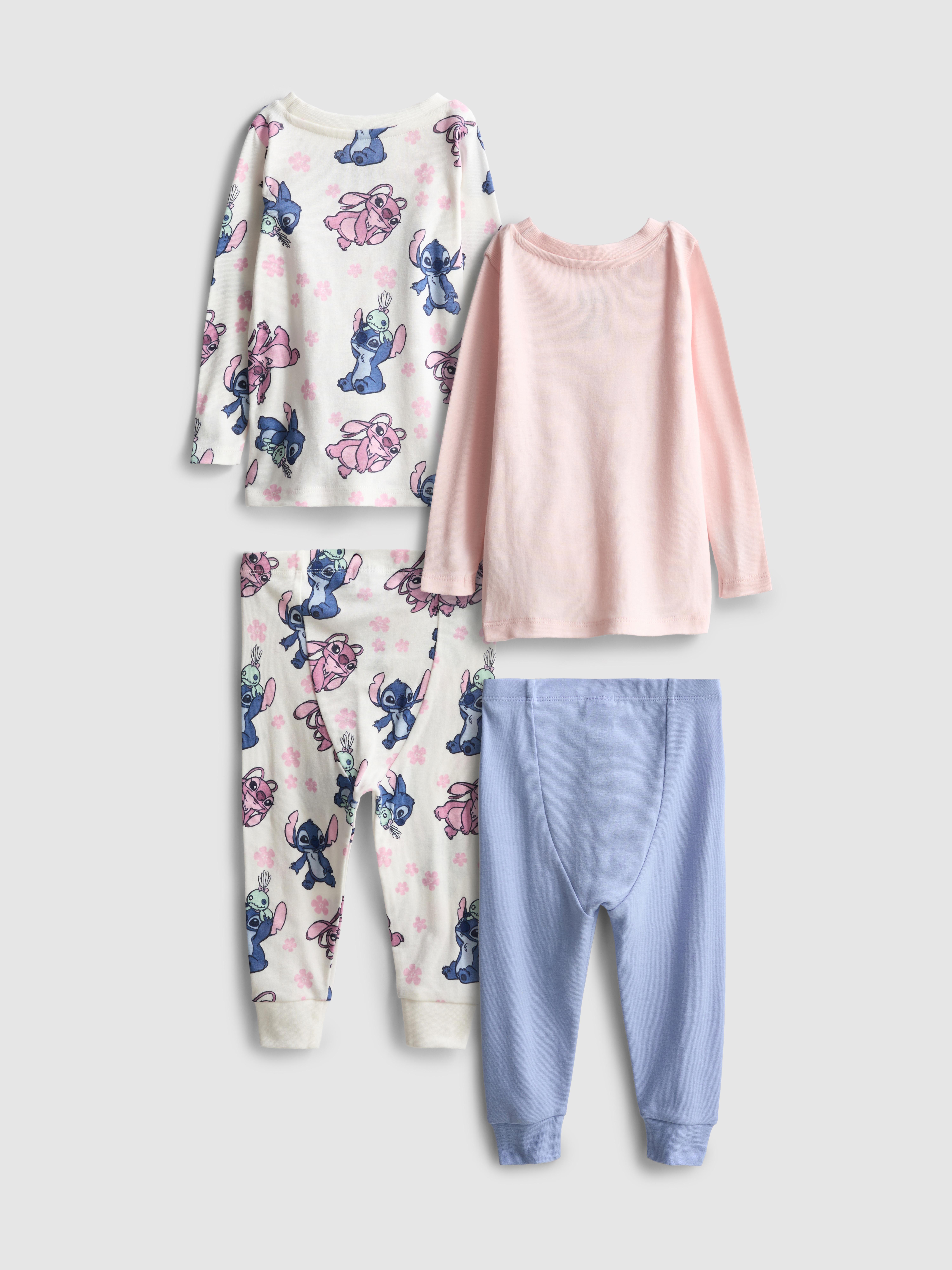 Baby Girls Light Pink 0-36mths | 2pk Disney’s Stitch Pajamas