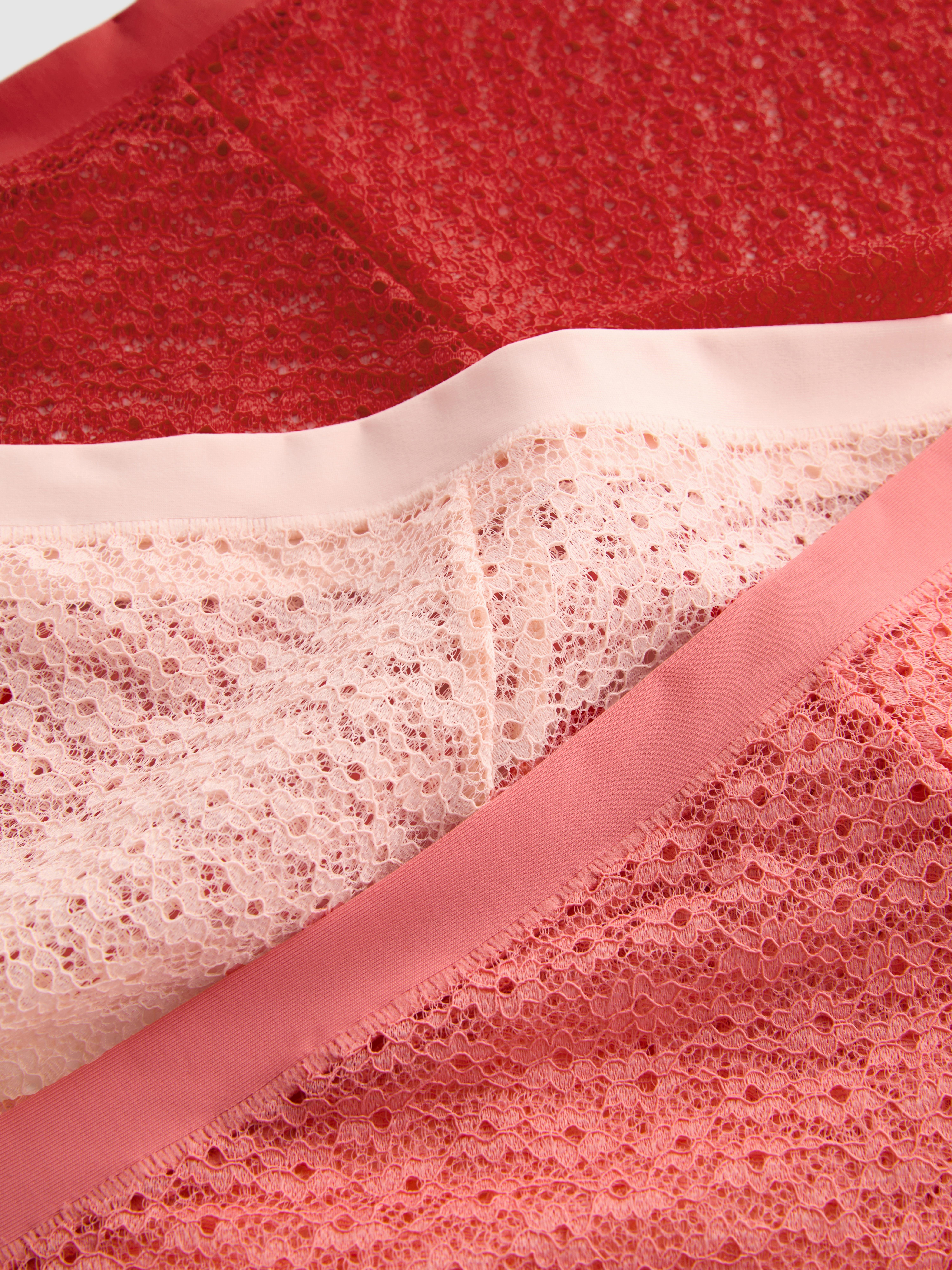 Lot de 3 culottes brésiliennes en dentelle