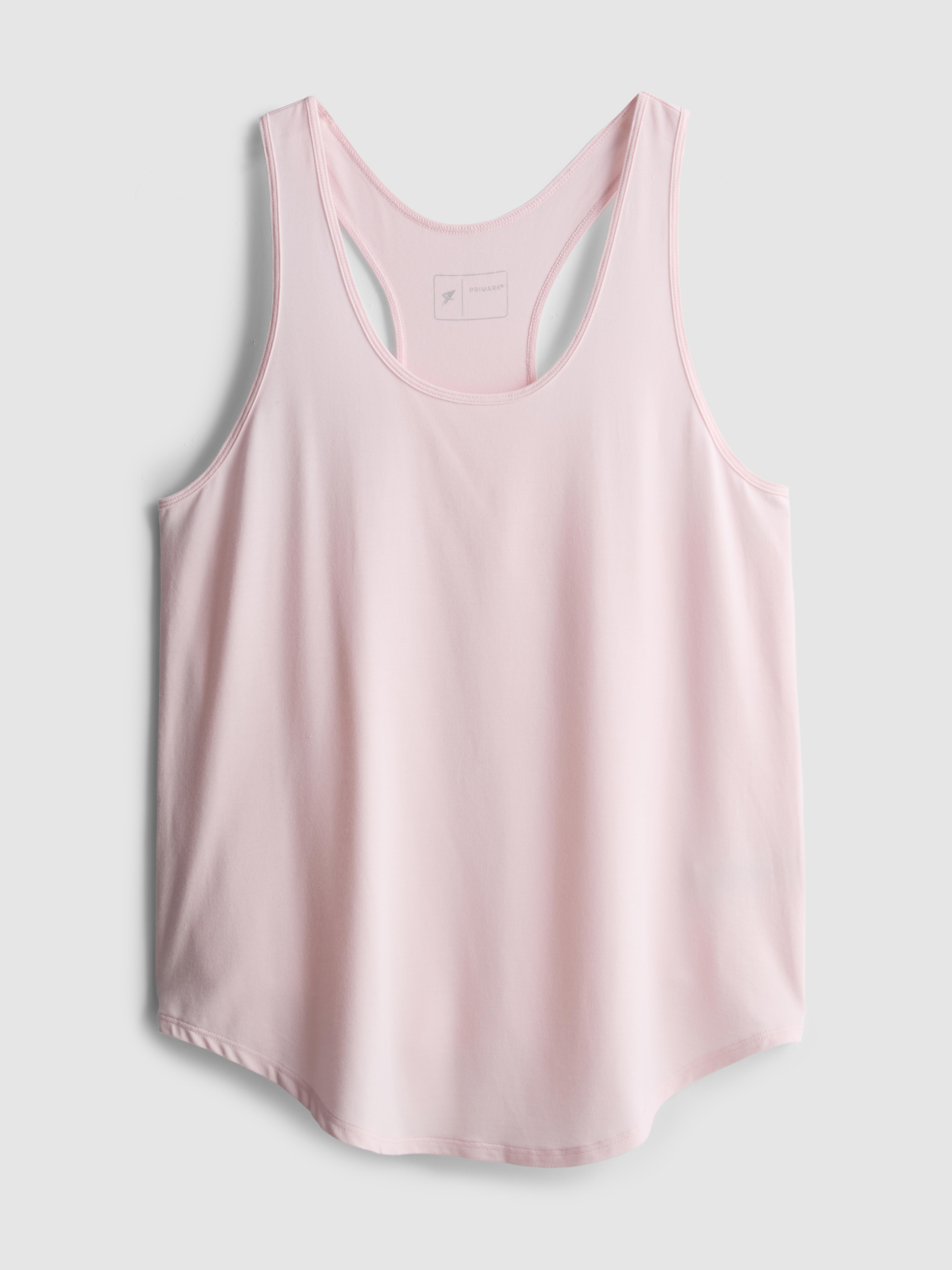Women's Light Pink Active Racerback Tan