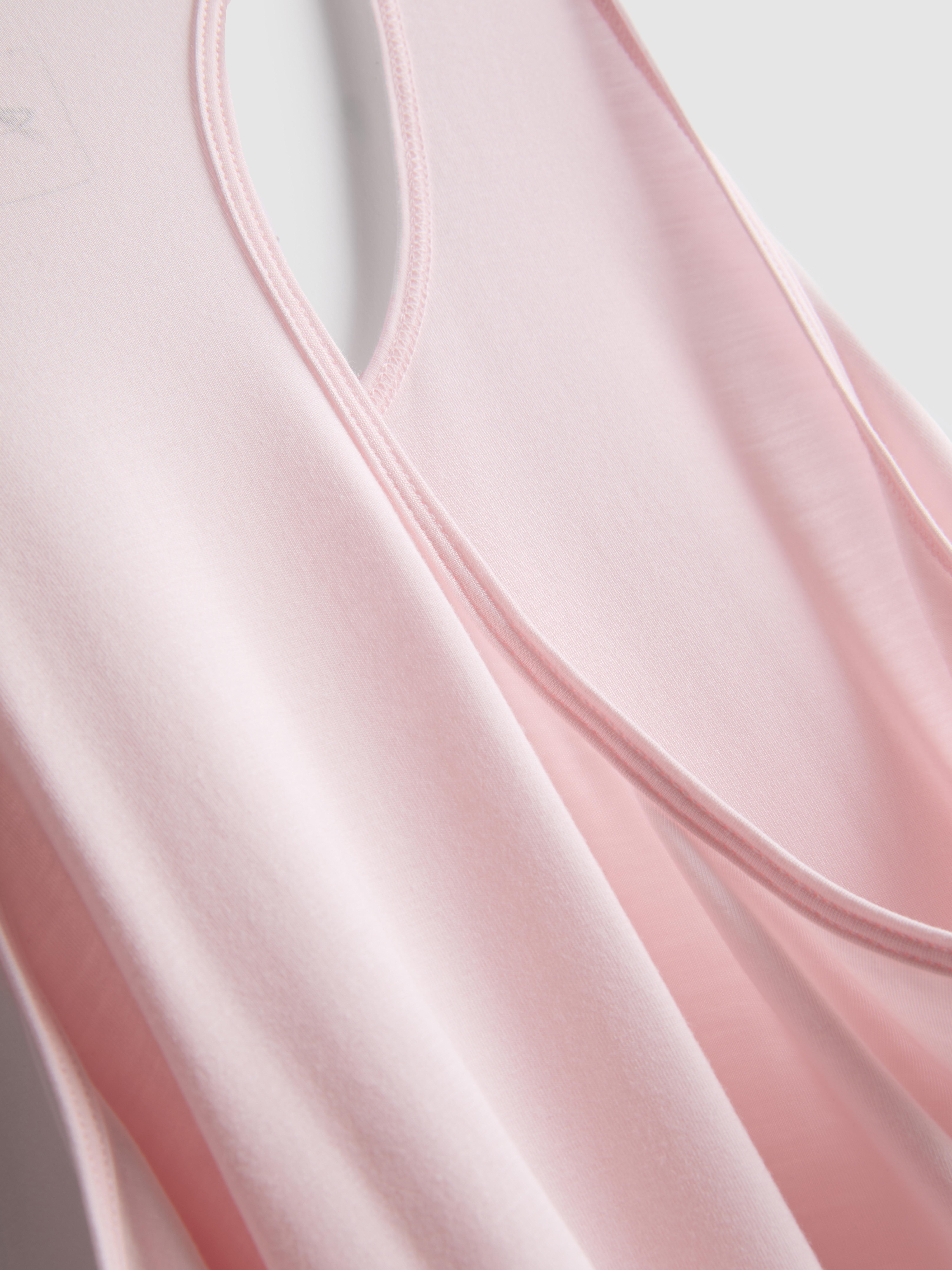 Women's Light Pink Active Racerback Tan