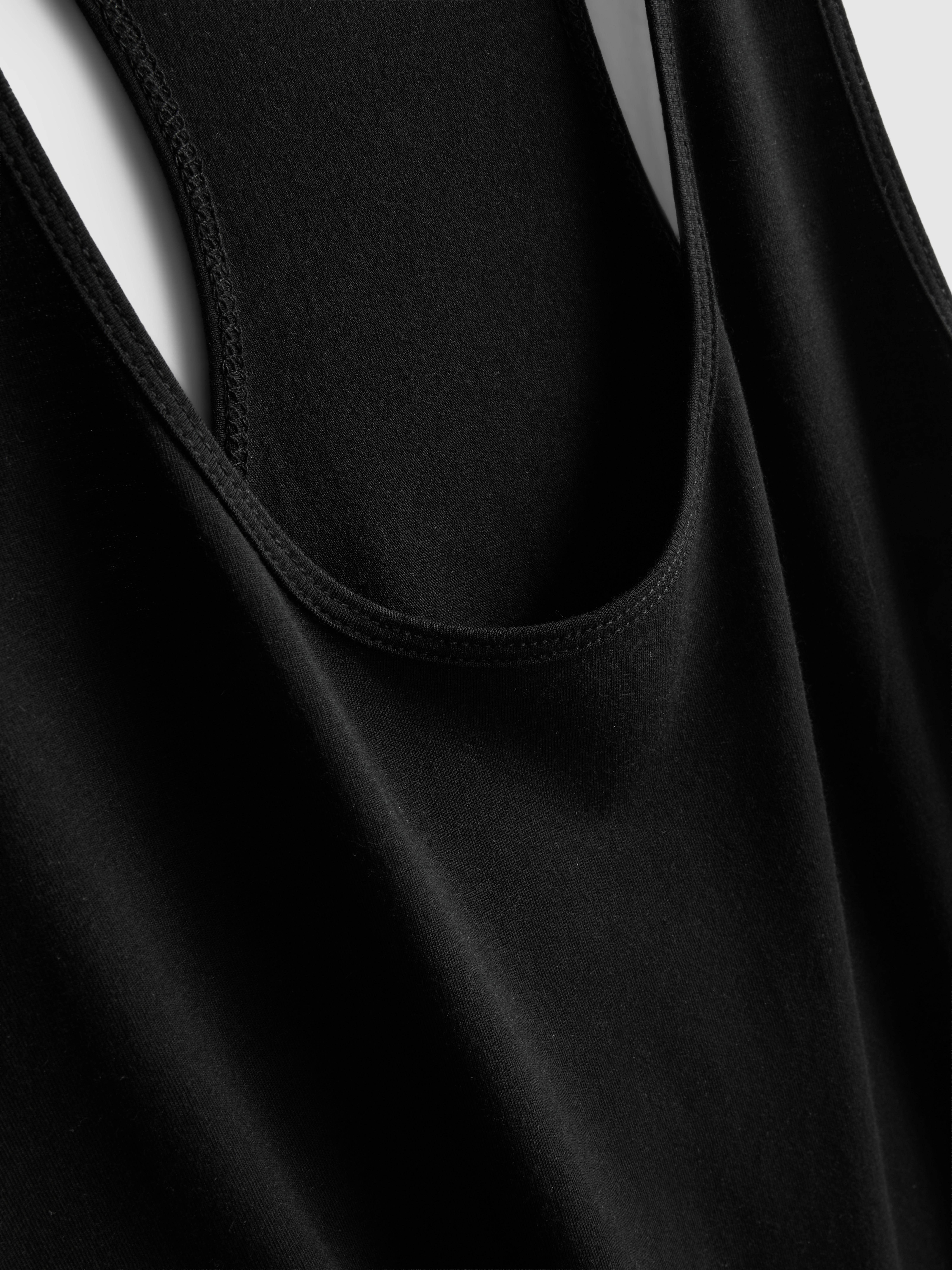 Women's Black Active Racerback Tan