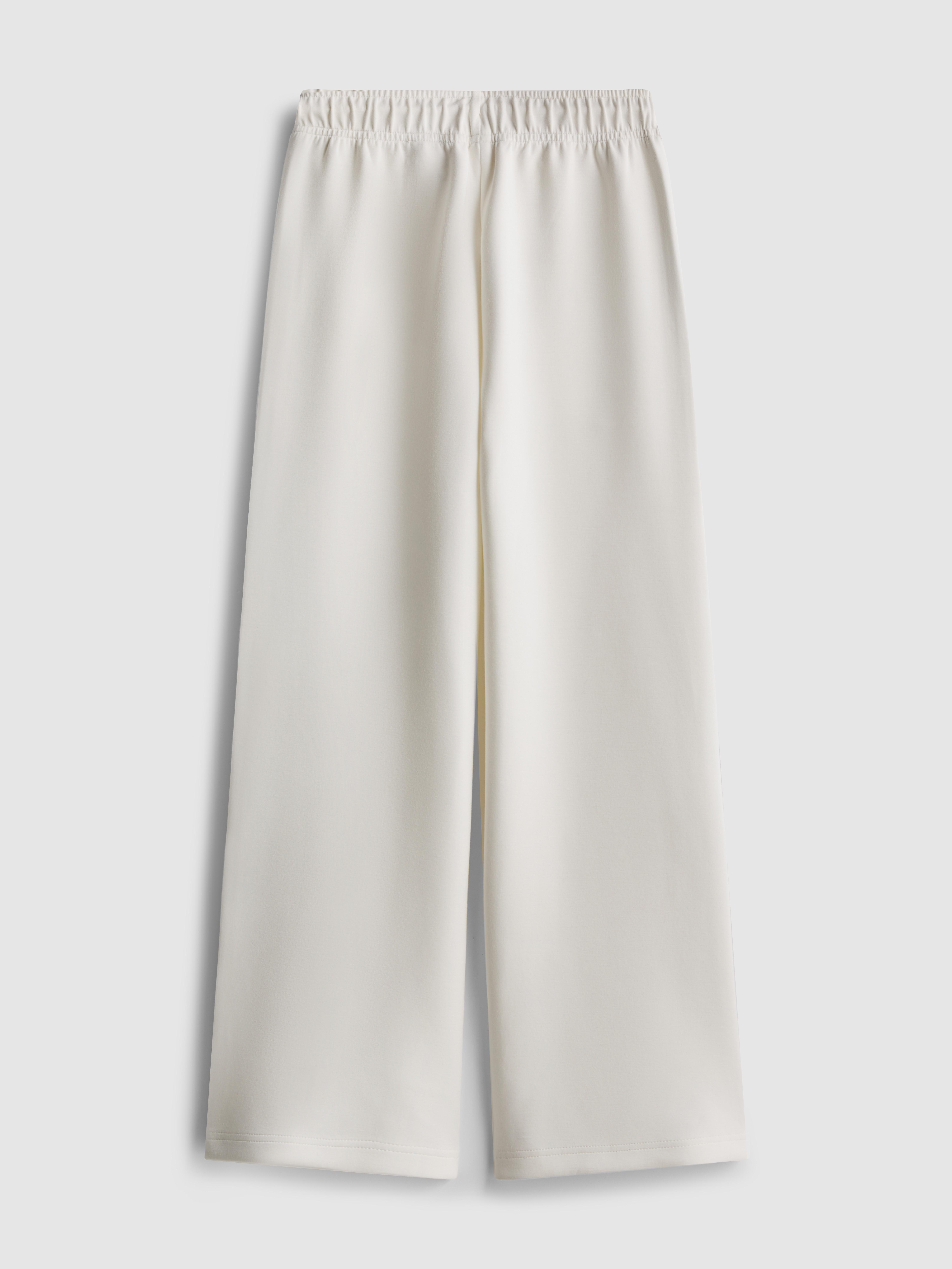 Girls Ivory 7-15yrs | Straight Leg Sports Joggers