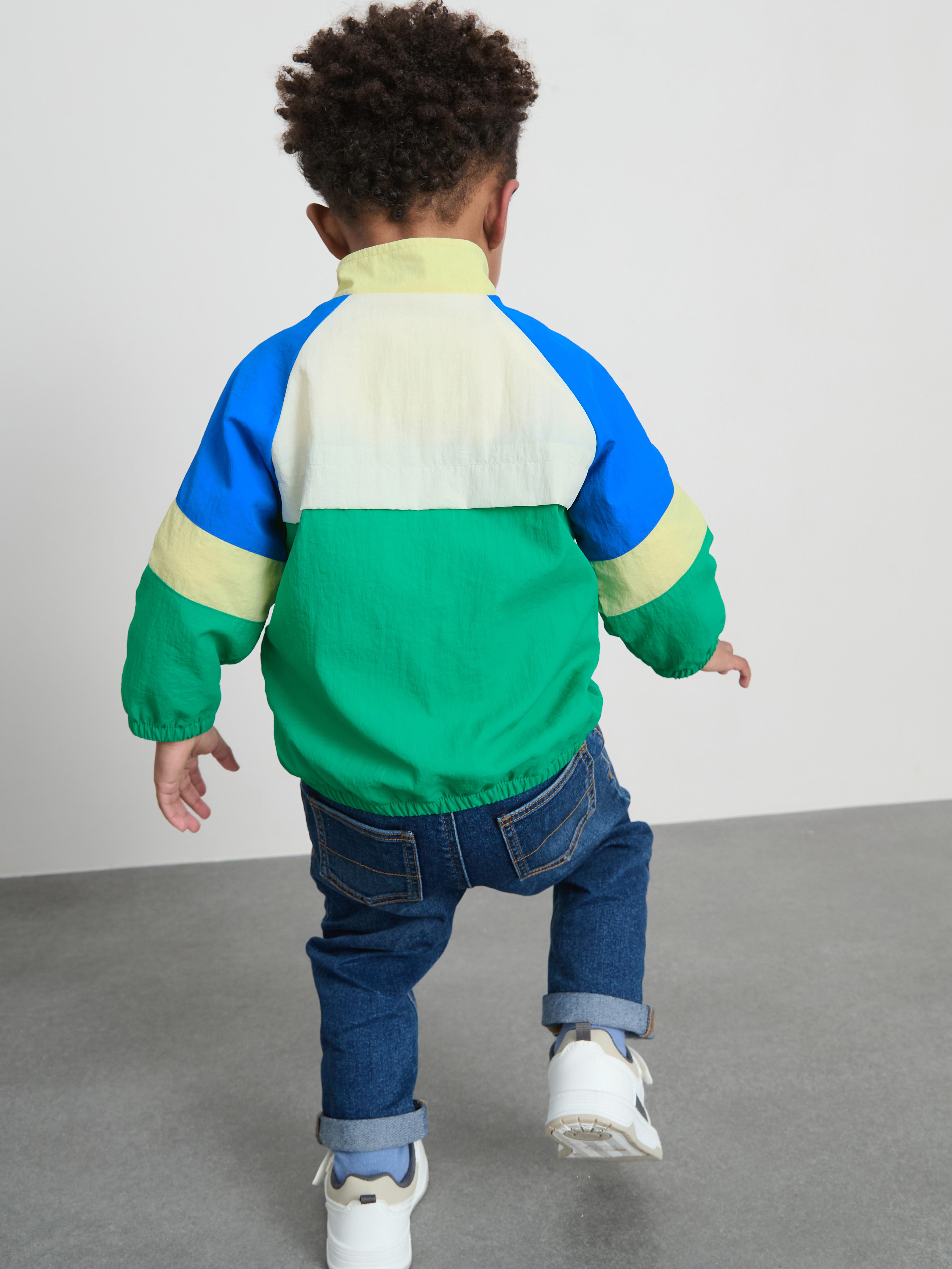 0-36 mnd | Windjack met kleurblokken