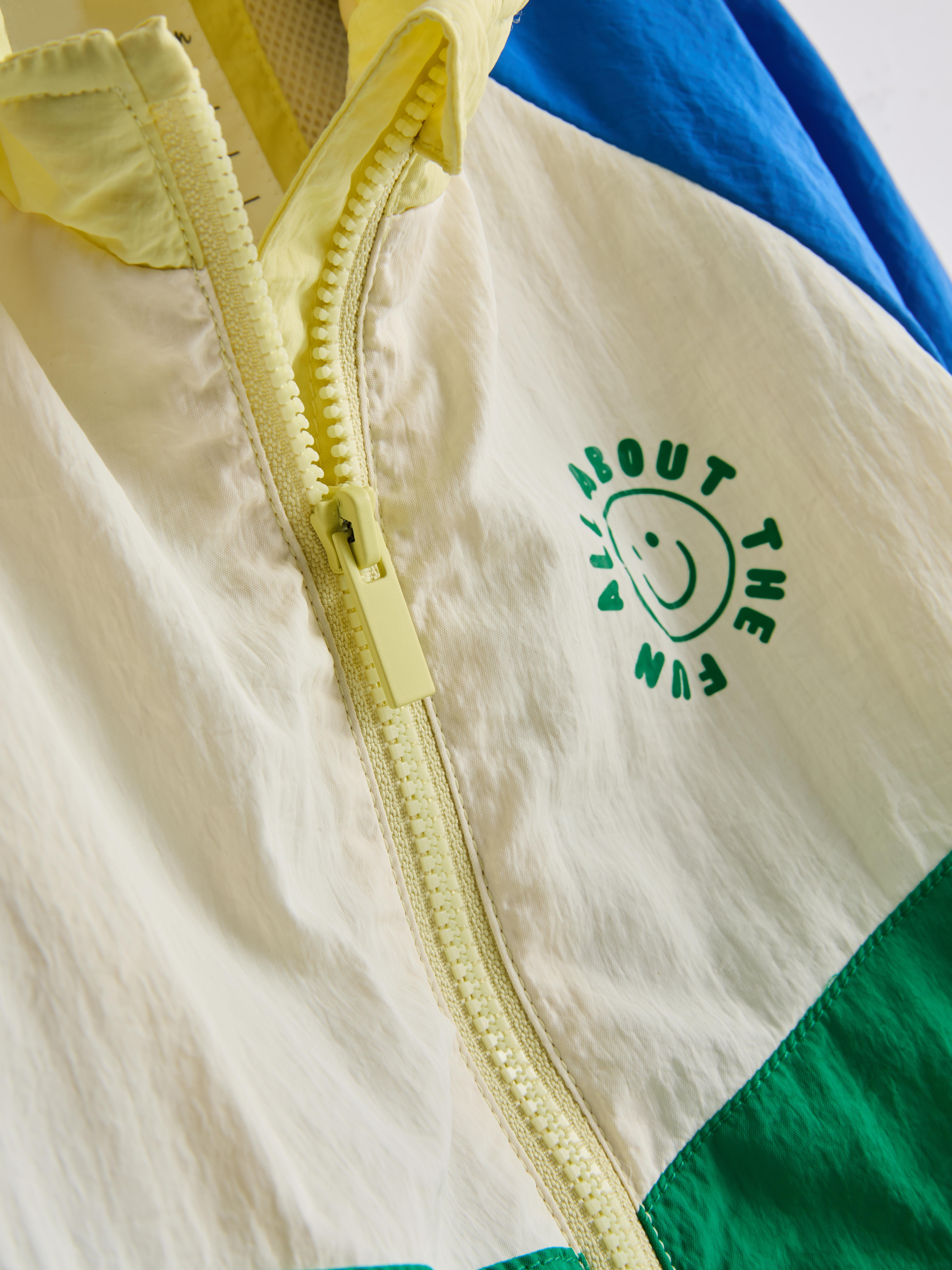 0-36 mnd | Windjack met kleurblokken