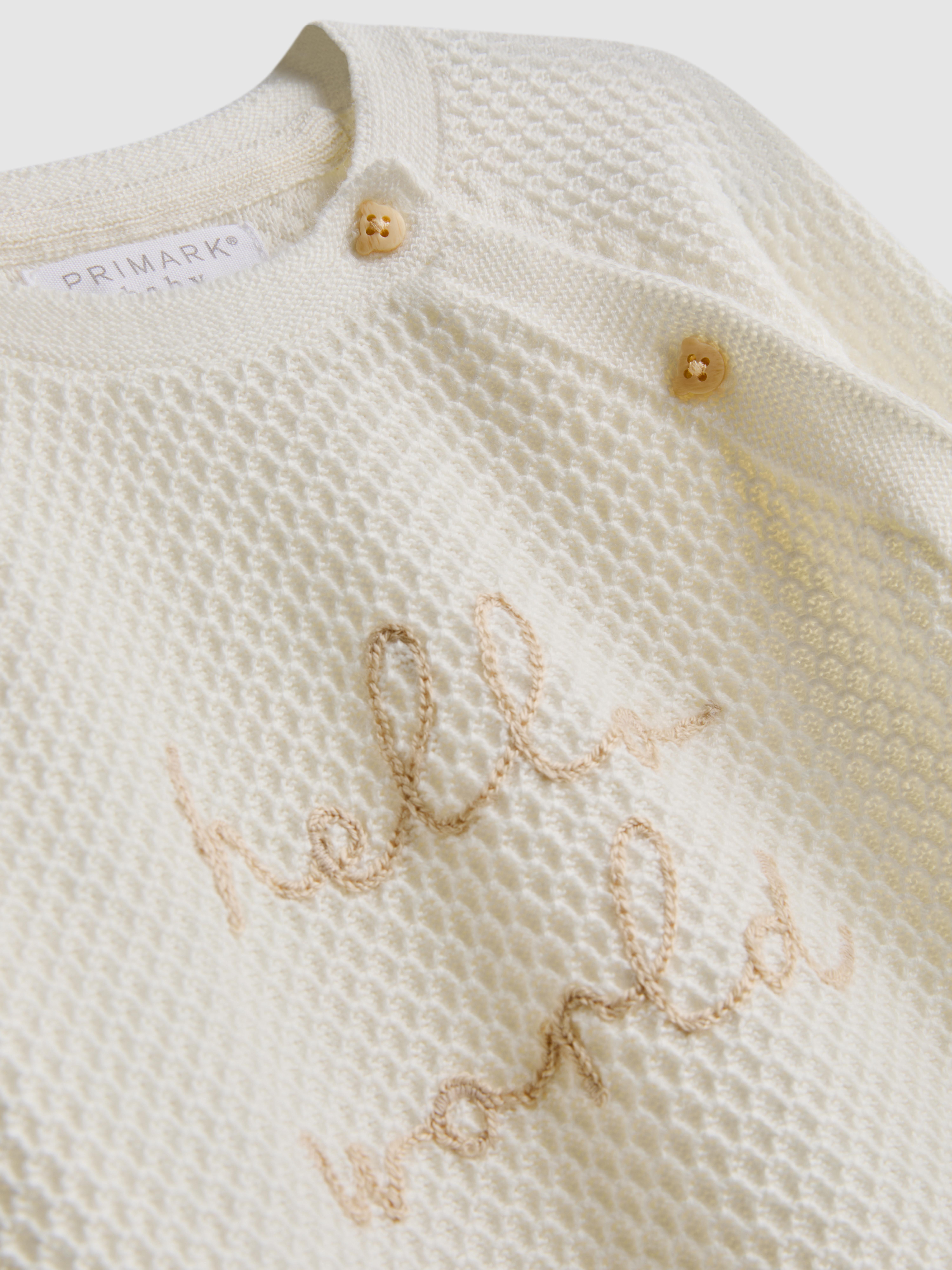 0-9mths | Wrap Sweater and Knit Leggings Newborn Set