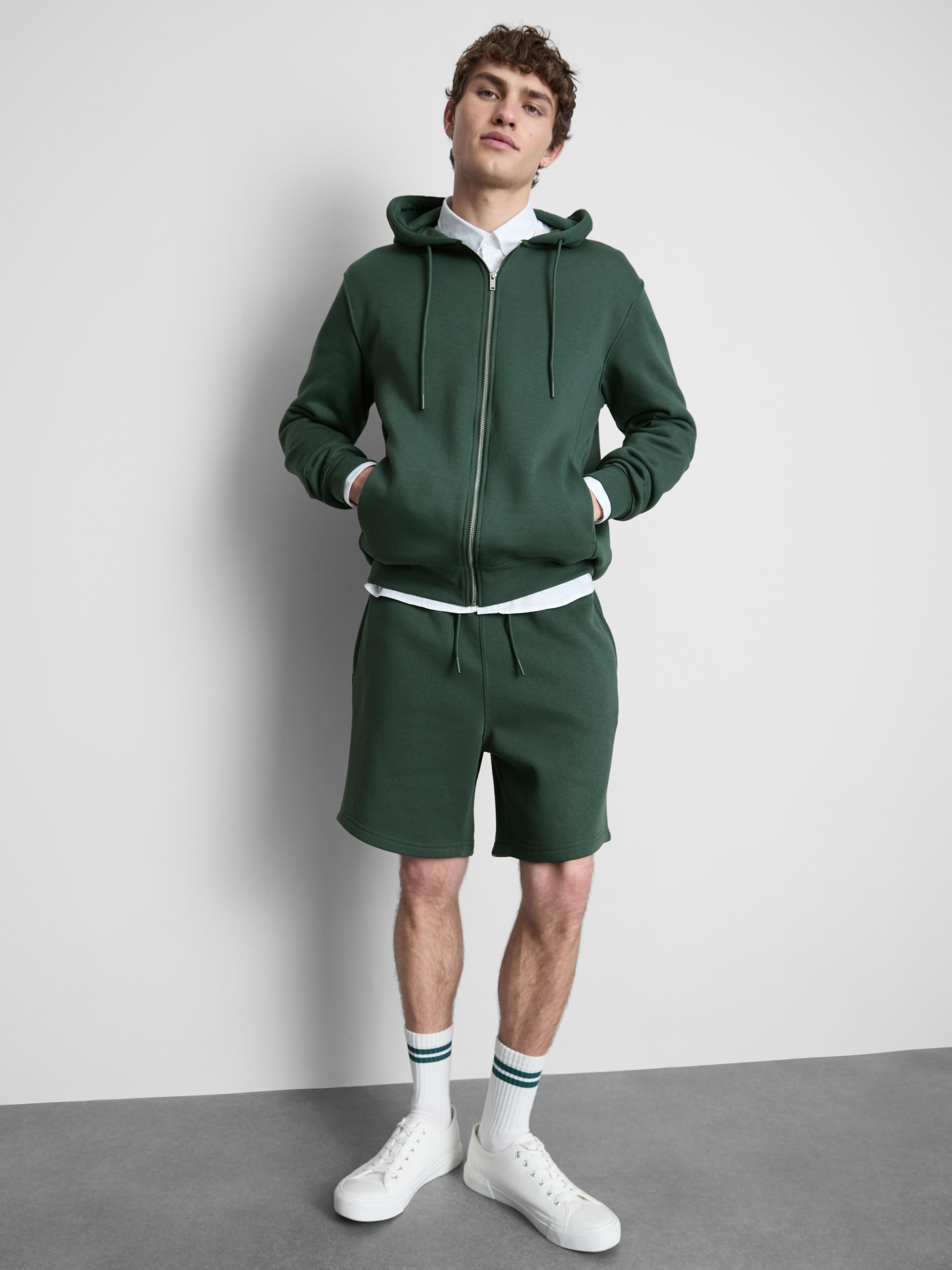 Essential Drawstring Shorts Green
