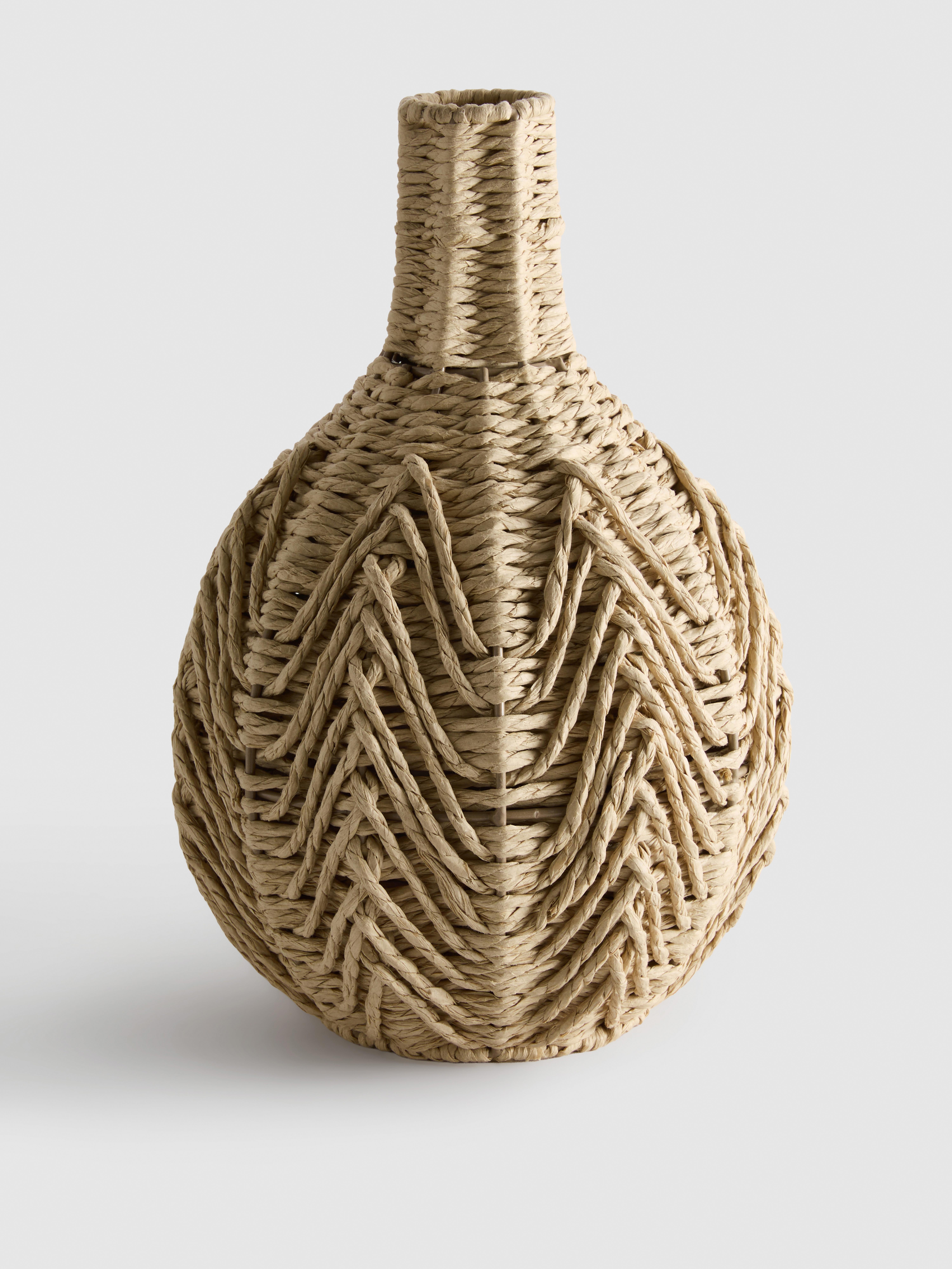 Woven Seagrass Vase