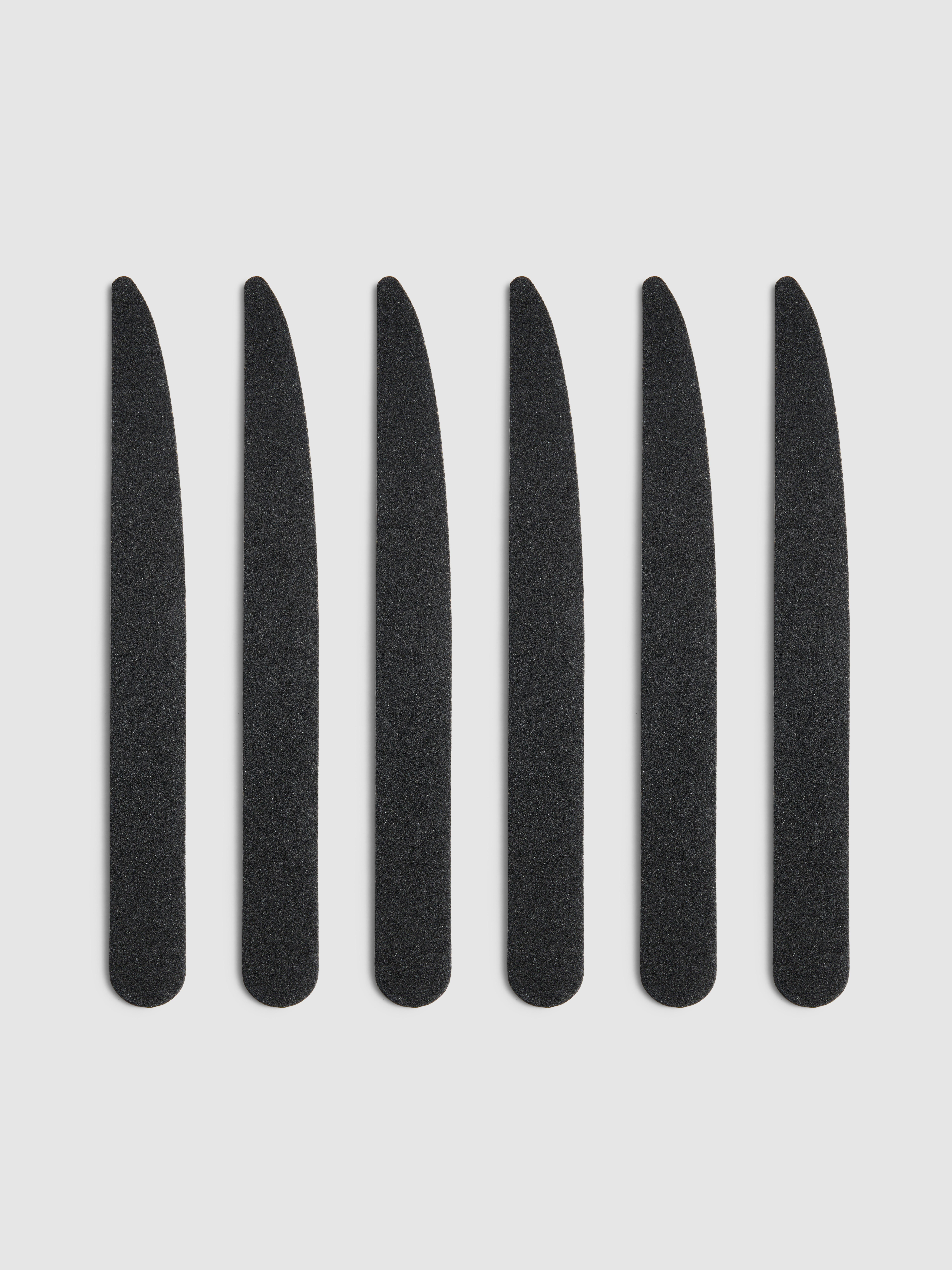 Szmerglowe pilniczki do paznokci, 6 szt.