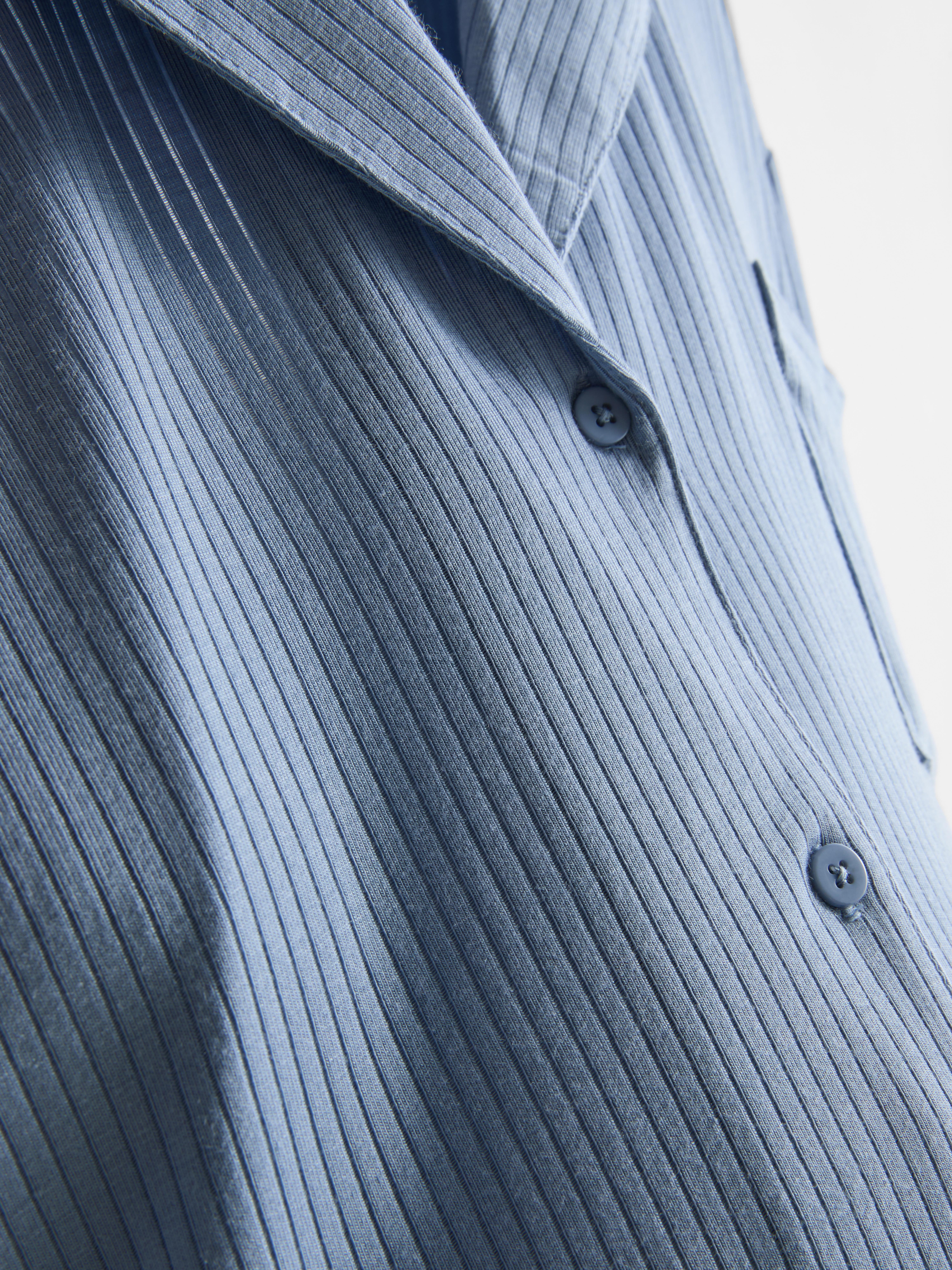 Zwangerschapsnachthemd van ribstof