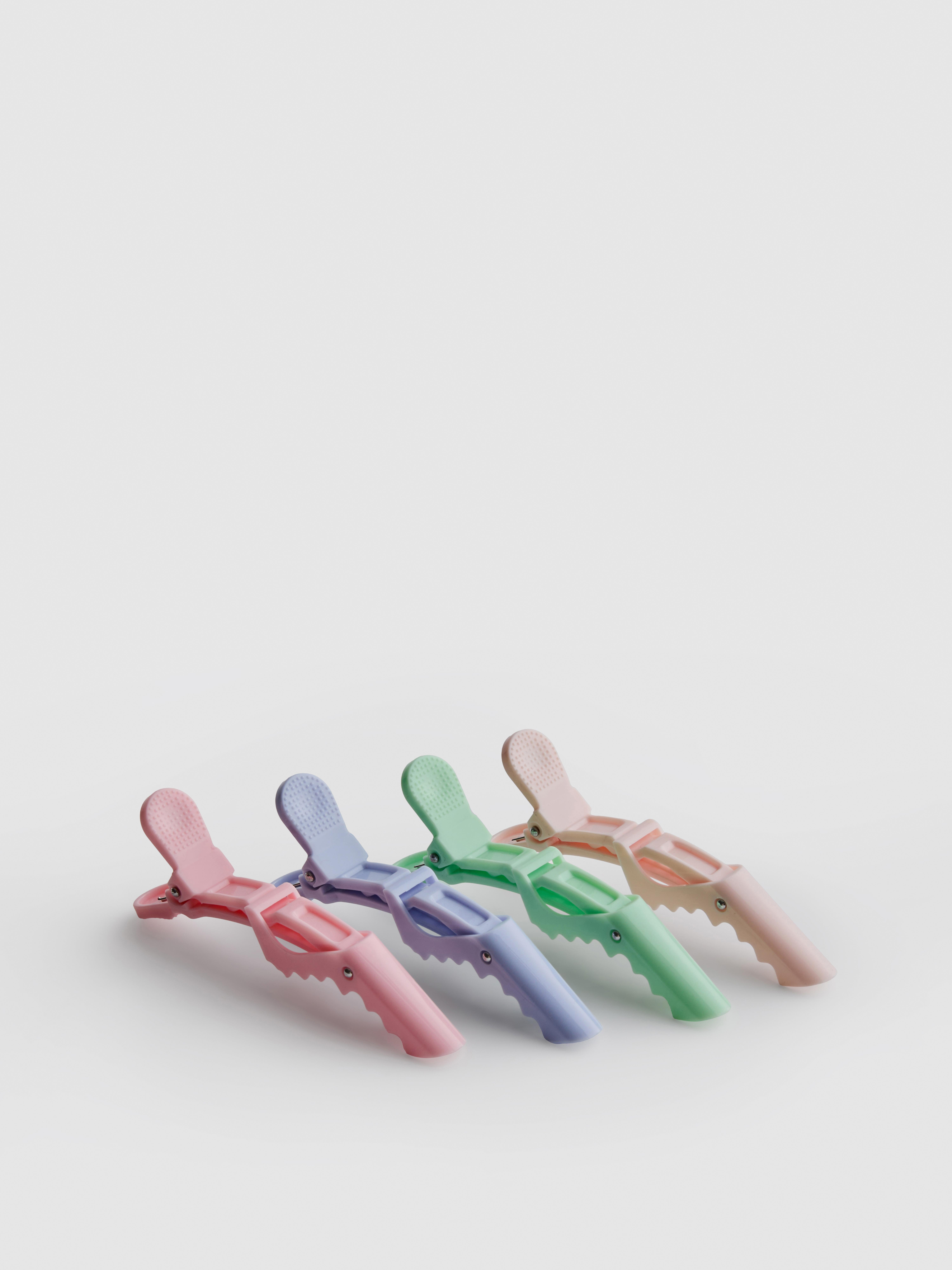 Lot de 4 pinces crocodile