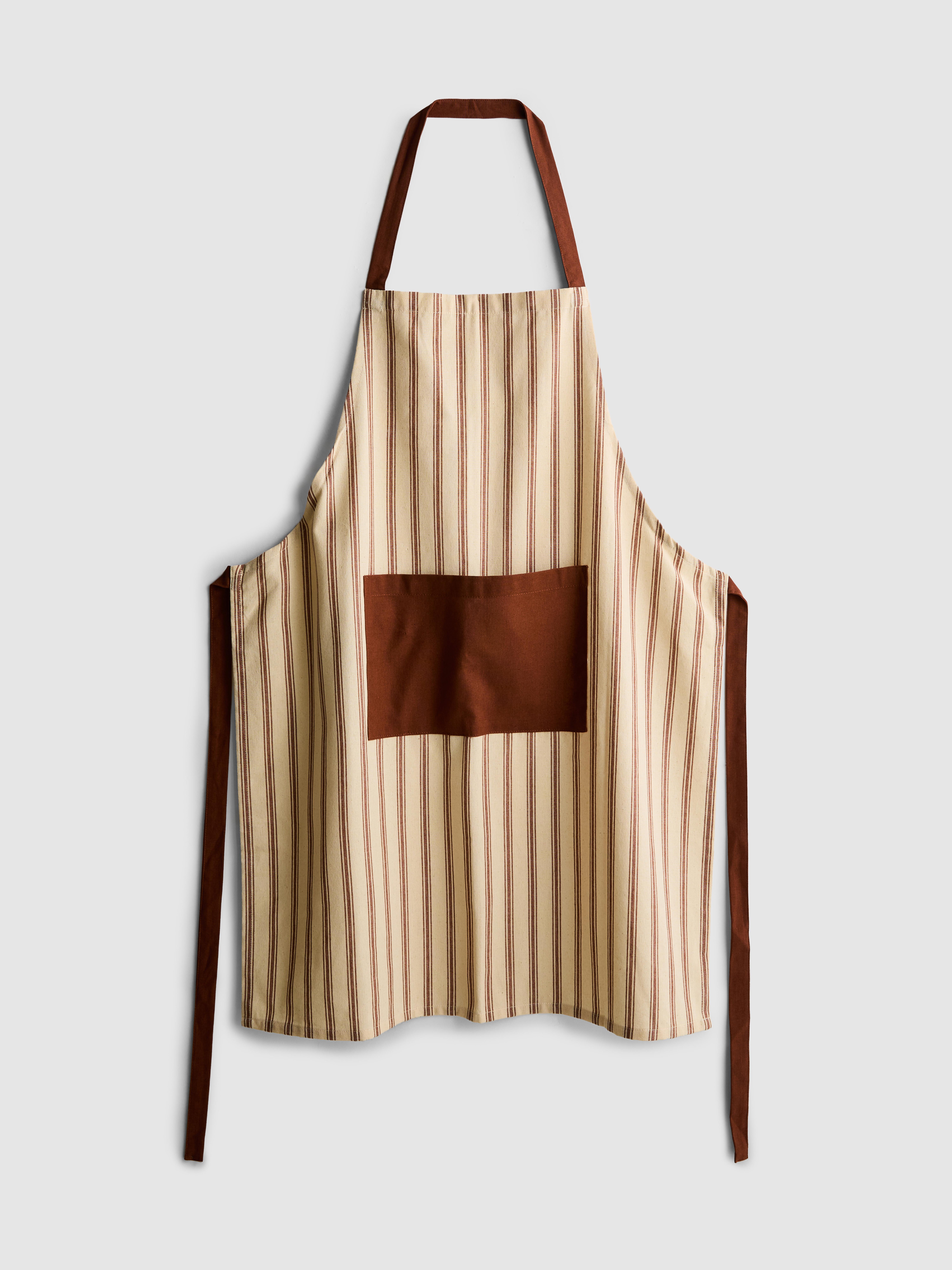 Avental bolso riscas