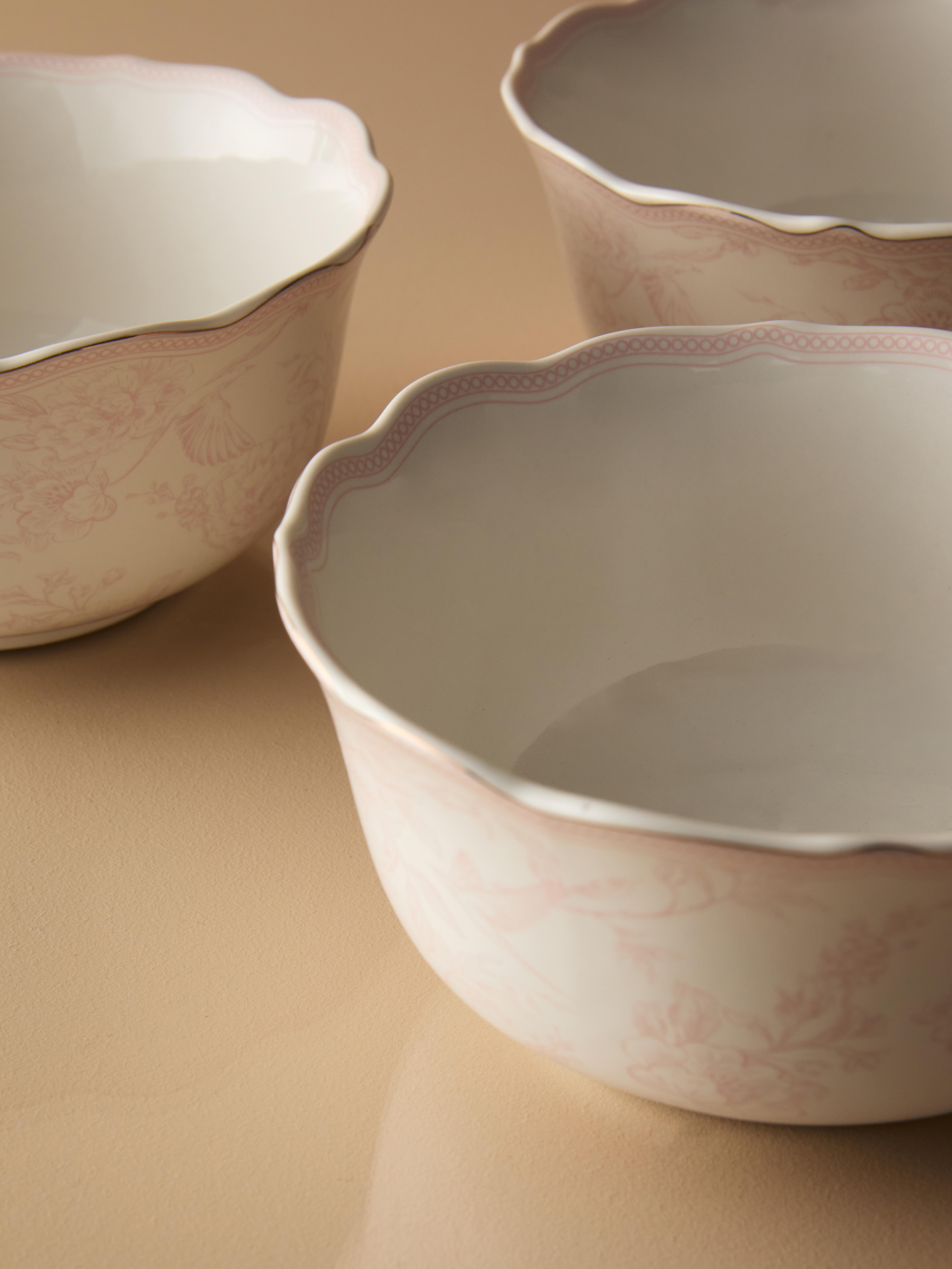 The Edit Scalloped Edge Toile Cereal Bowl