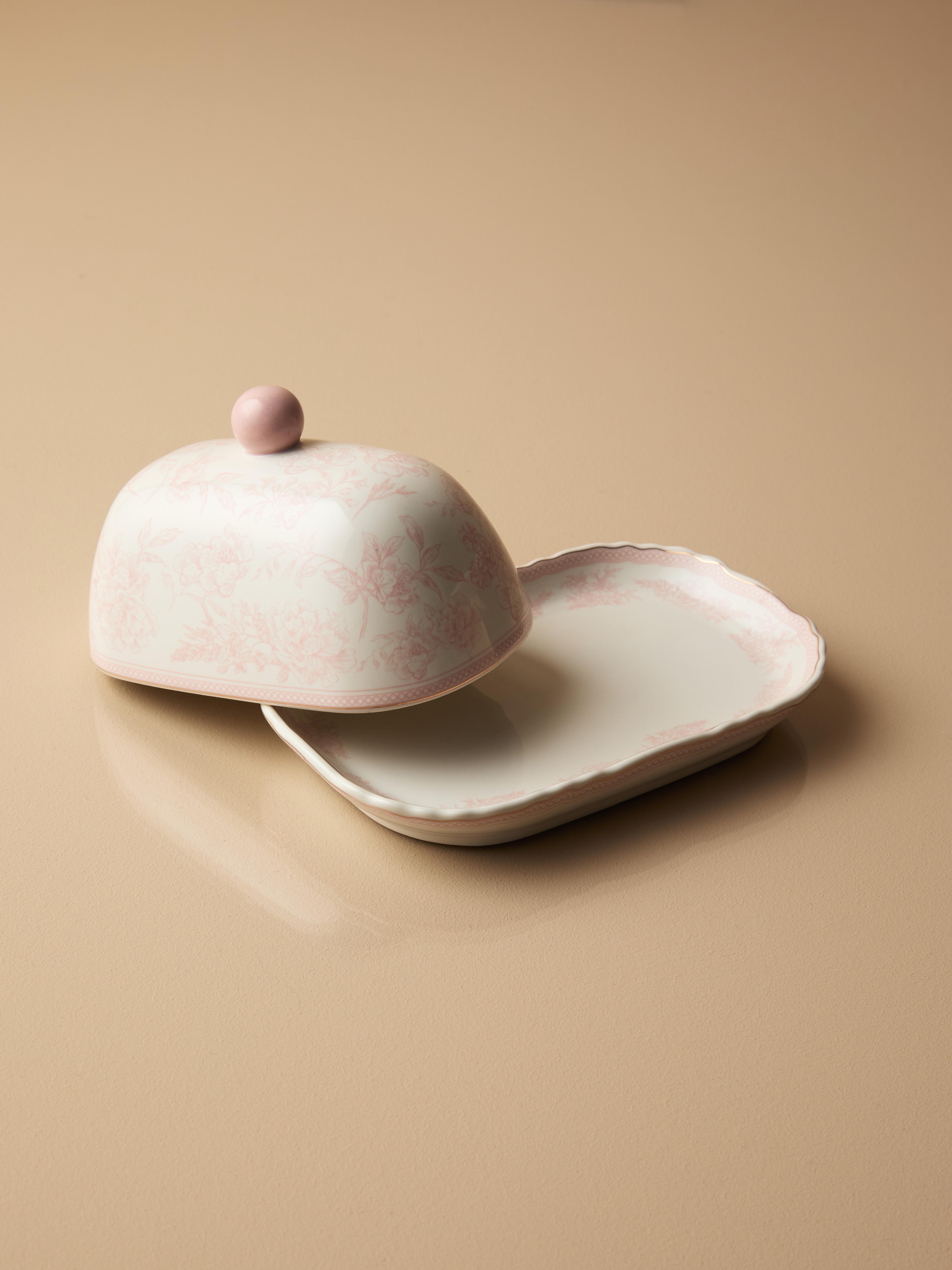 Manteigueira padrão Toile de Jouy The Edit