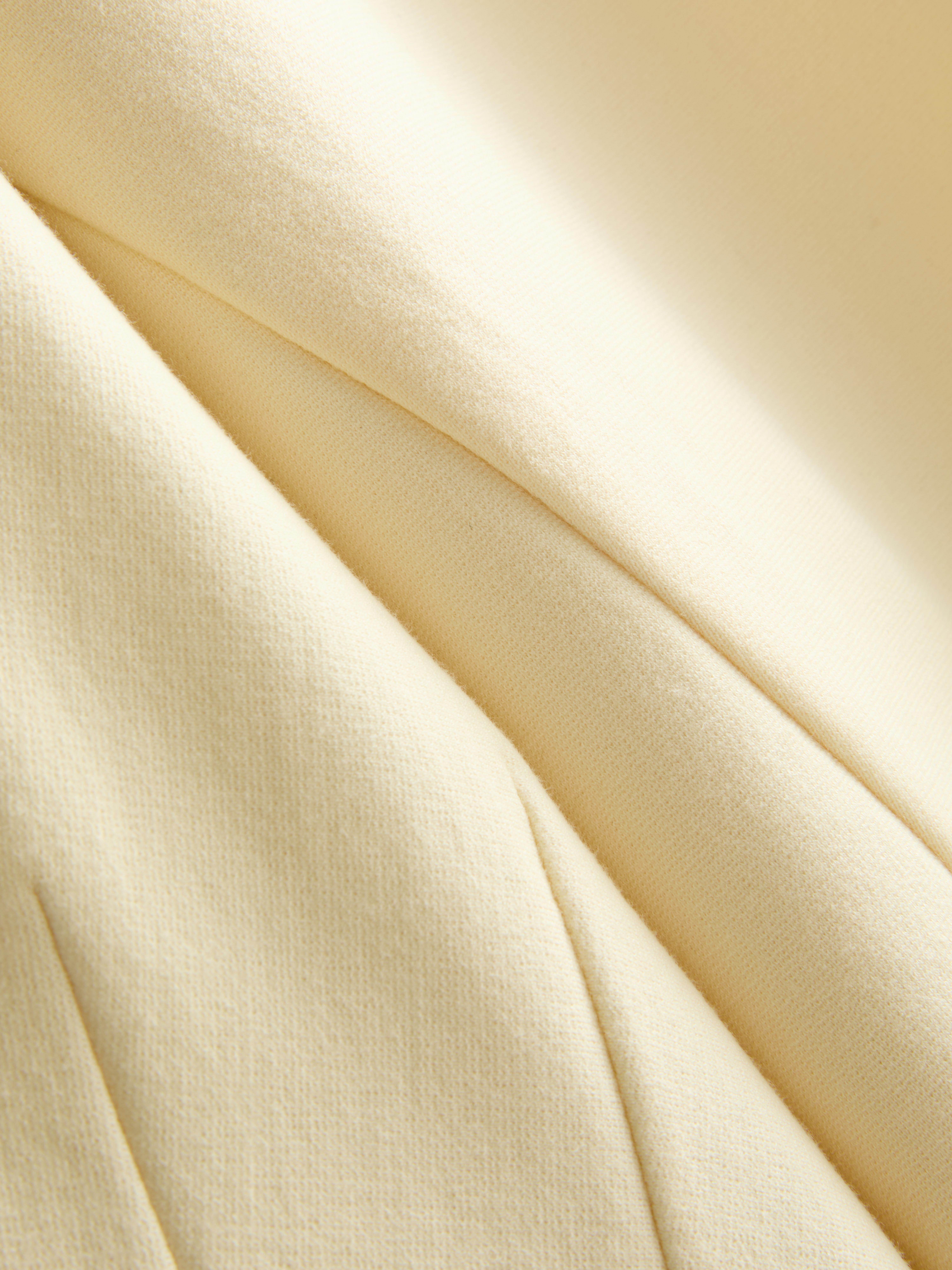 Women's Light Yellow Boxy Boatneck Tee