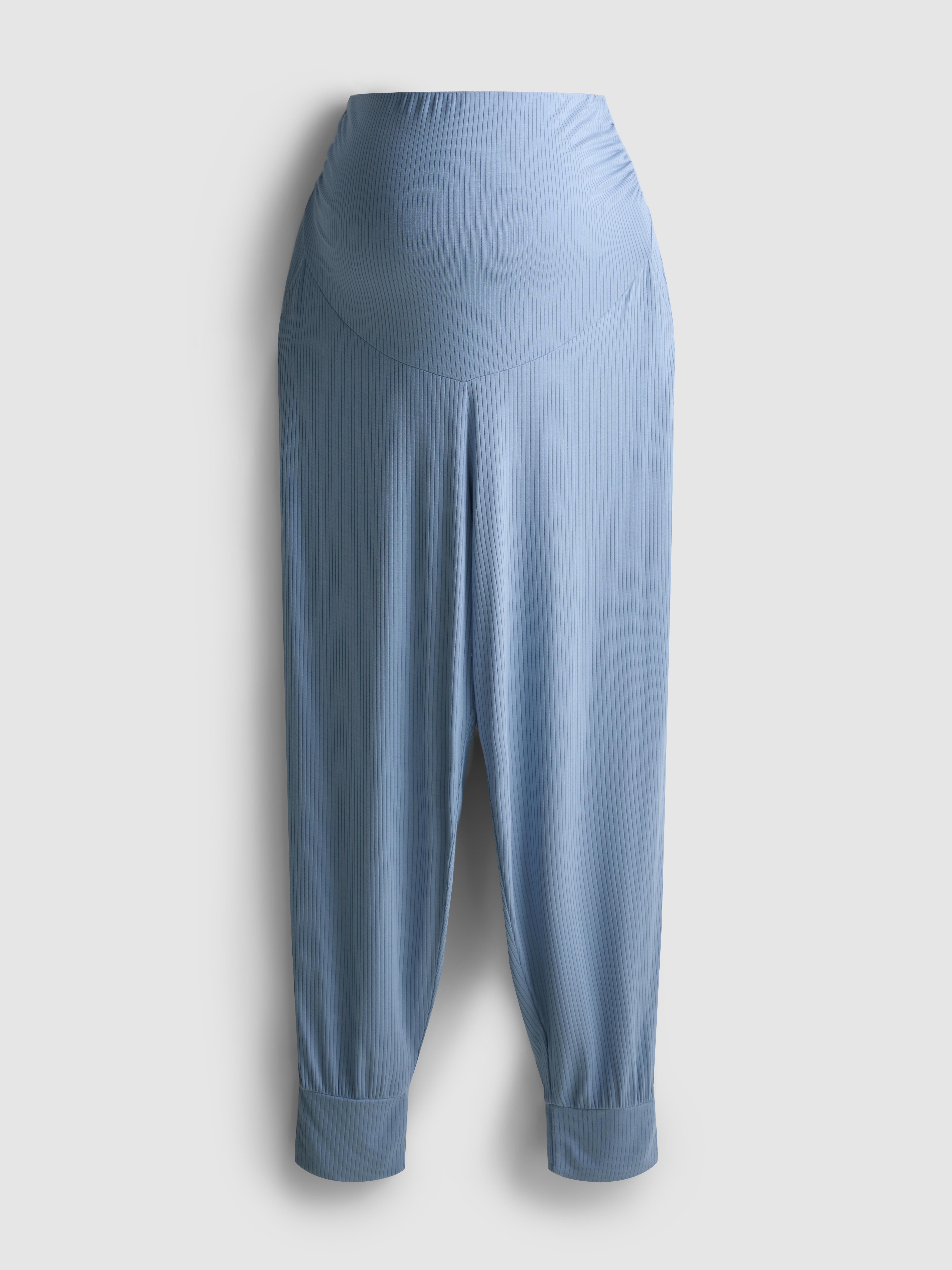 Pantalón de pijama acanalado de premamá