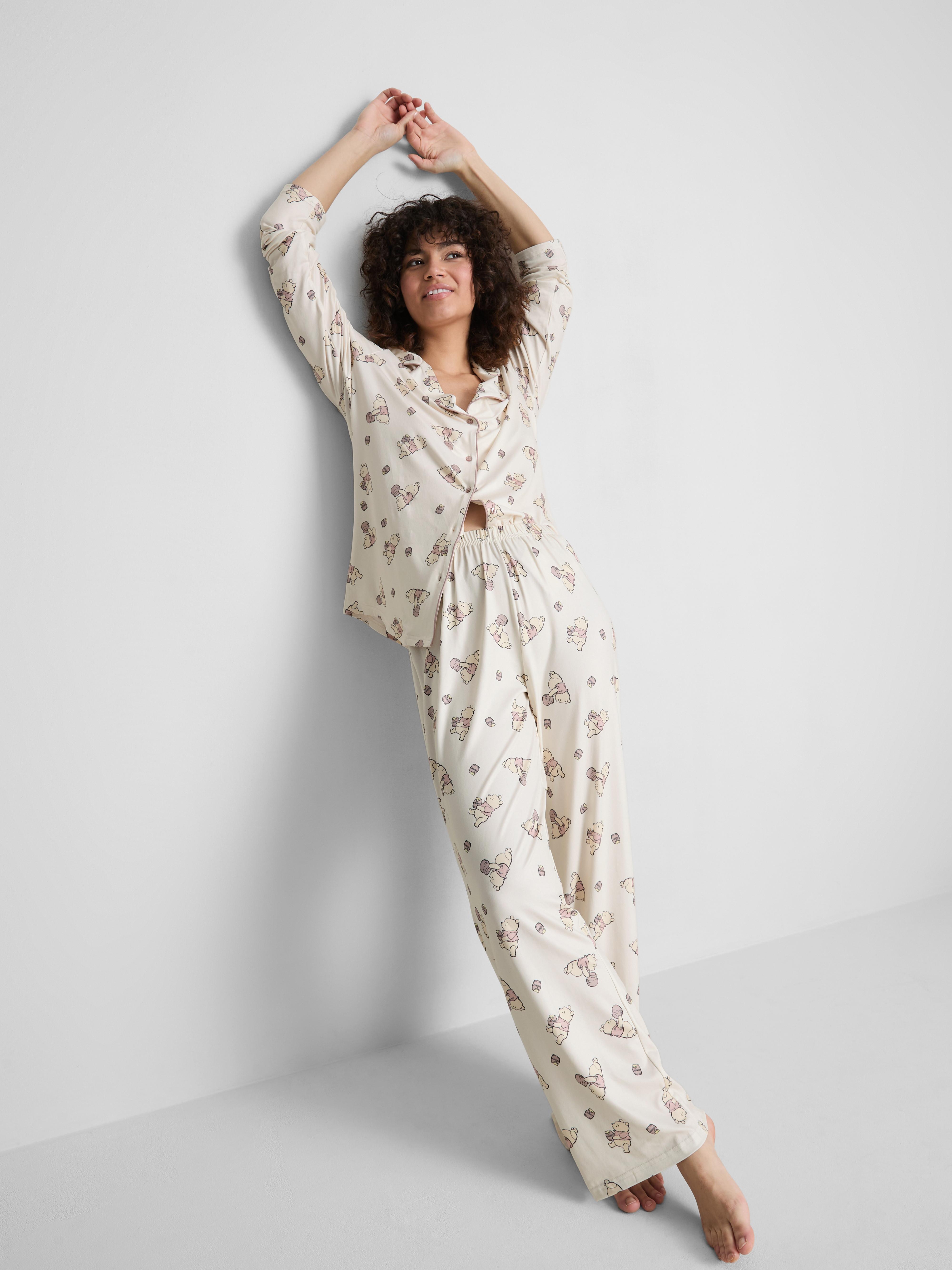 Women's Multi Disney's Winnie the Pooh Boyfriend Pajamas