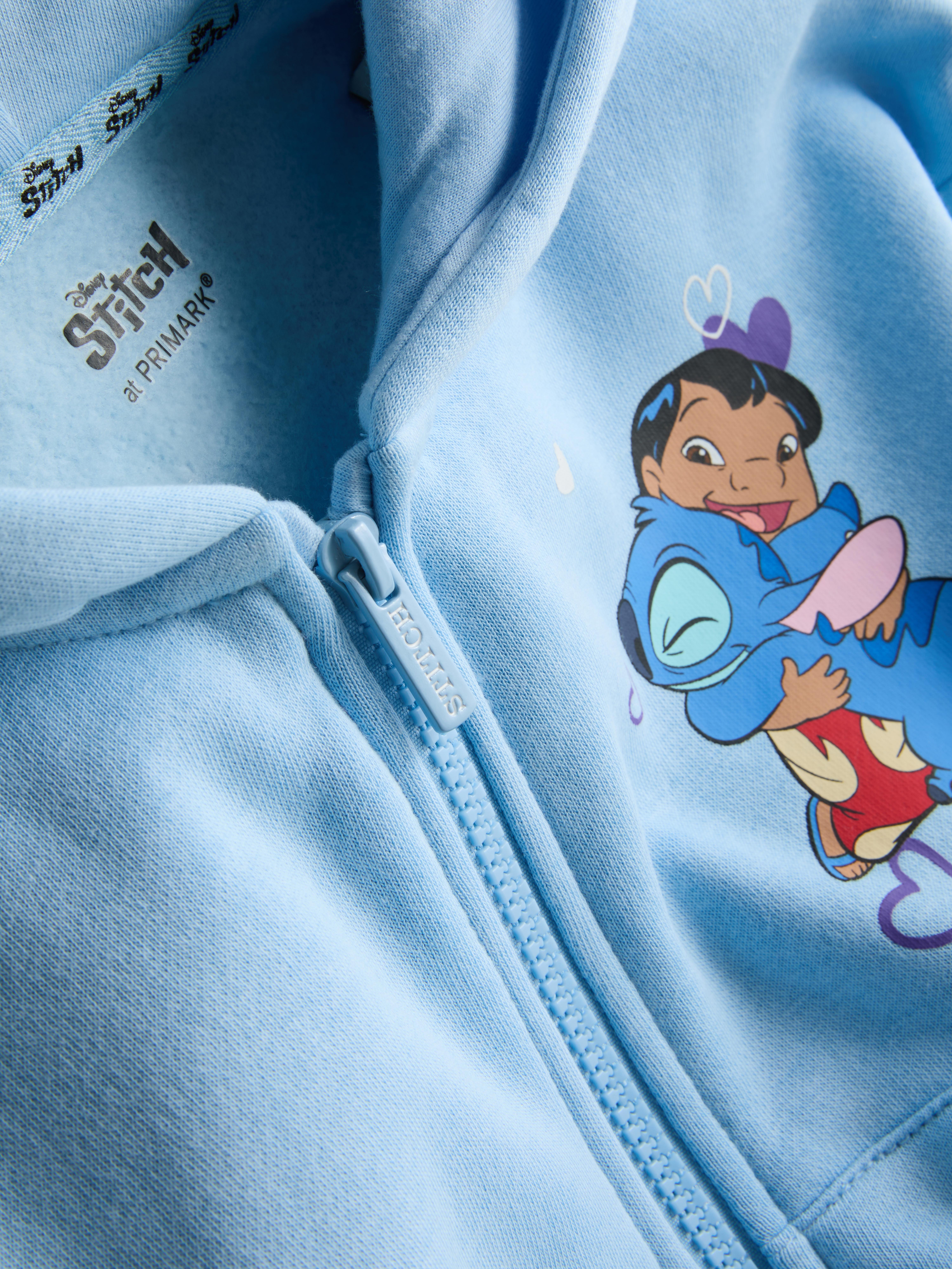 Girls Blue 1.5-8yrs | Disney’s Stitch Zip-Up Hoodie