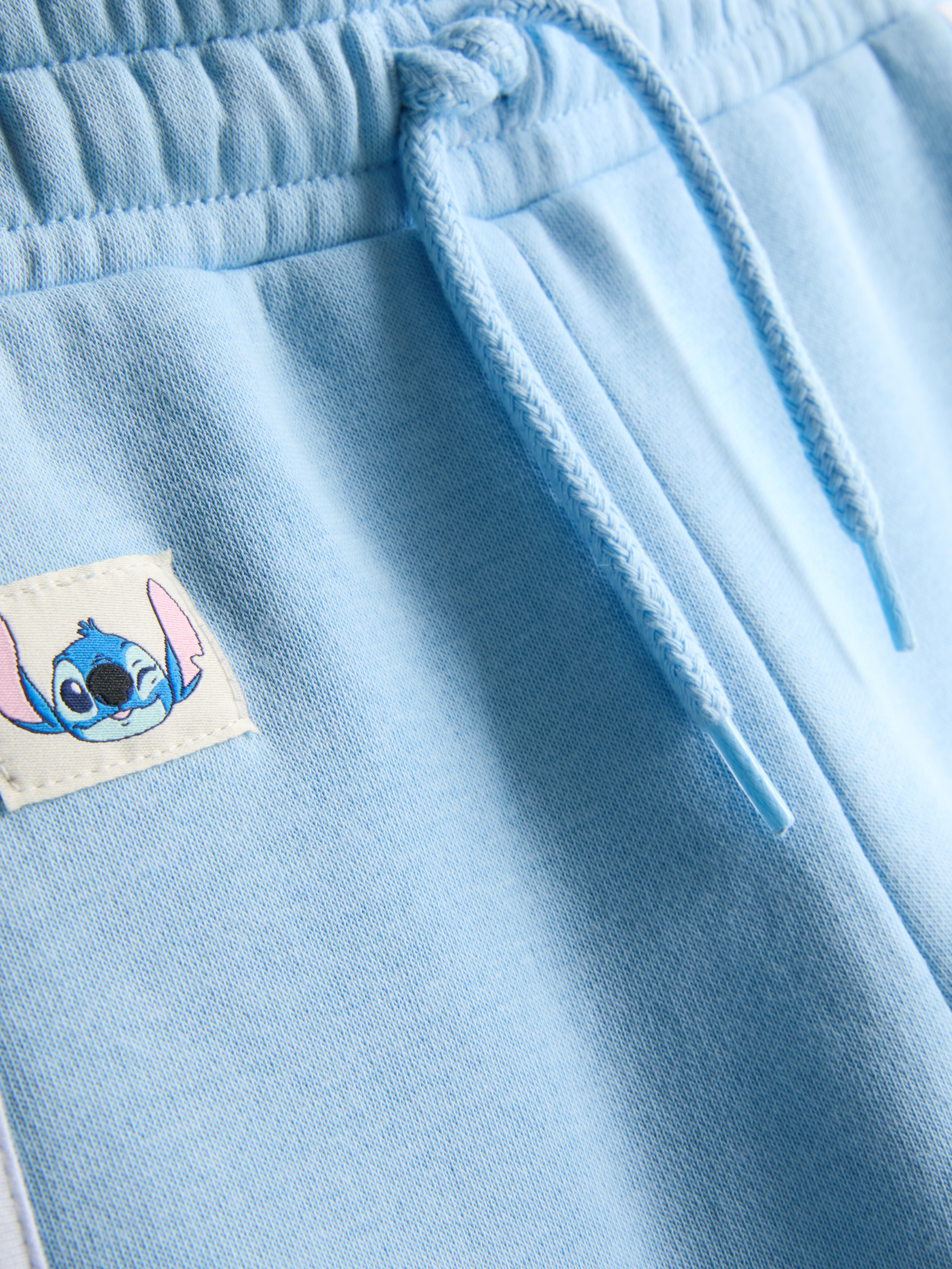 Girls Blue 1.5-8yrs | Disney’s Stitch Wide Leg Sweatpants