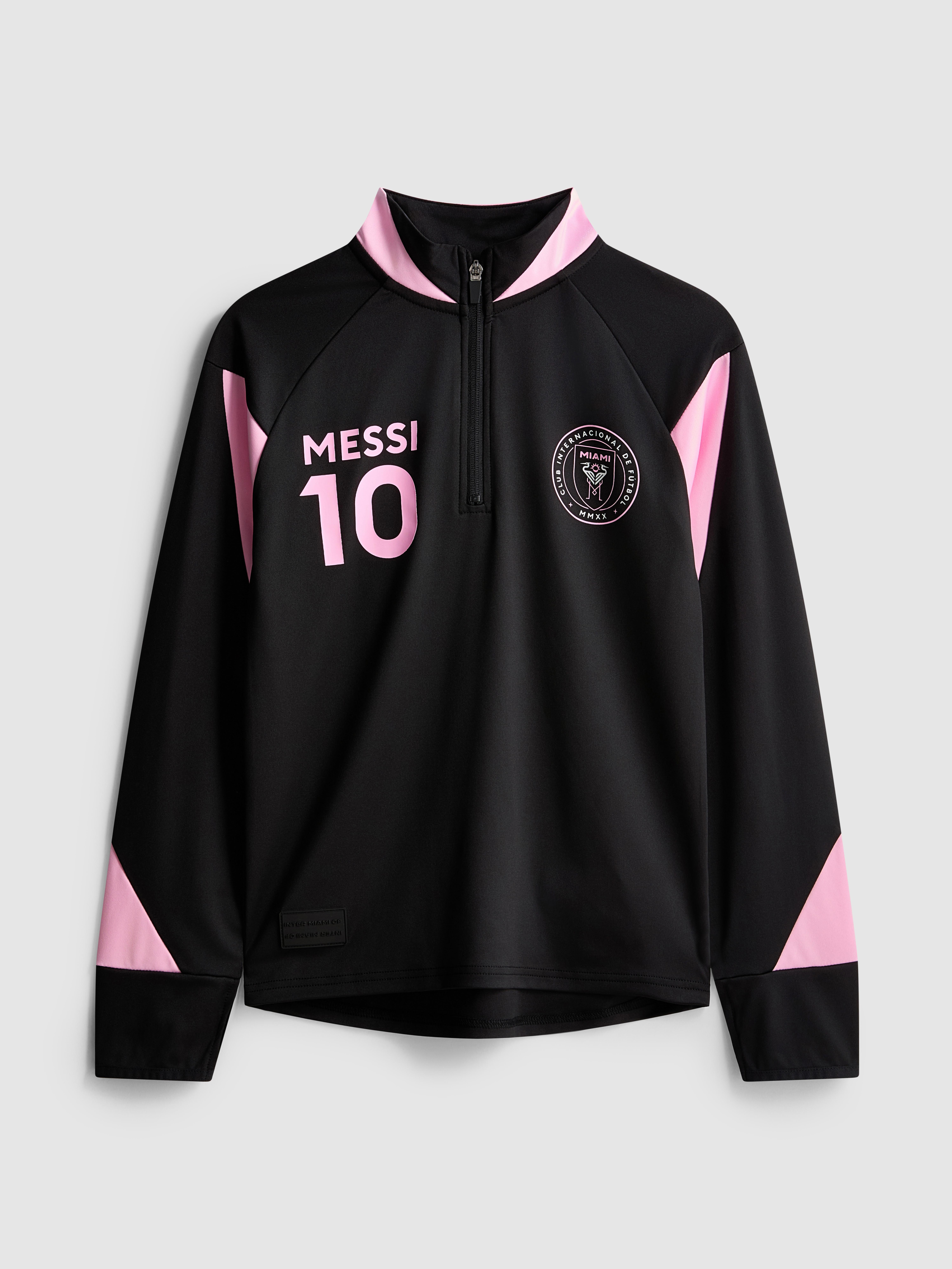 7–15 lat | Bluza z suwakiem do połowy Inter Miami