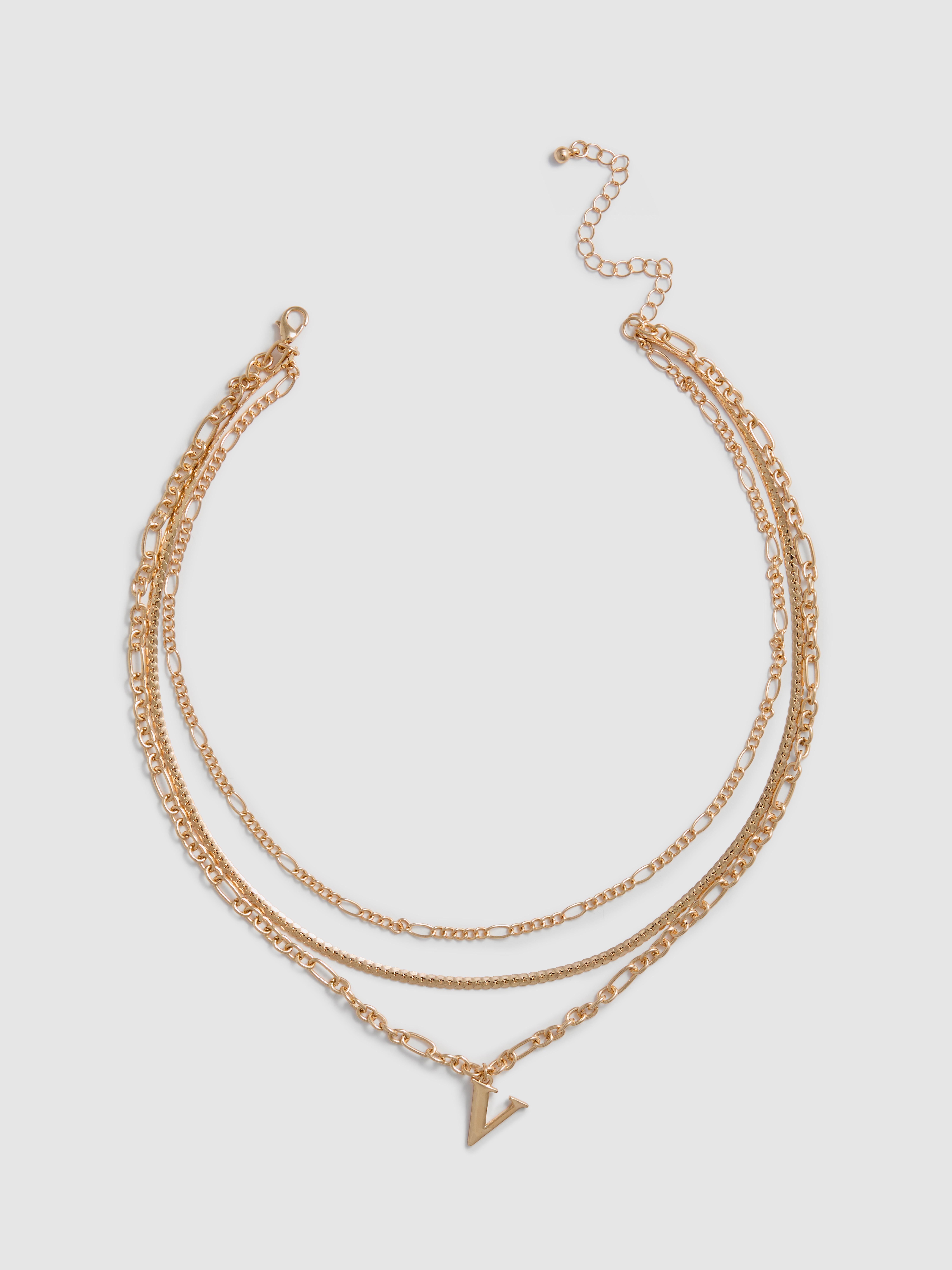 Initial  Layered Necklace