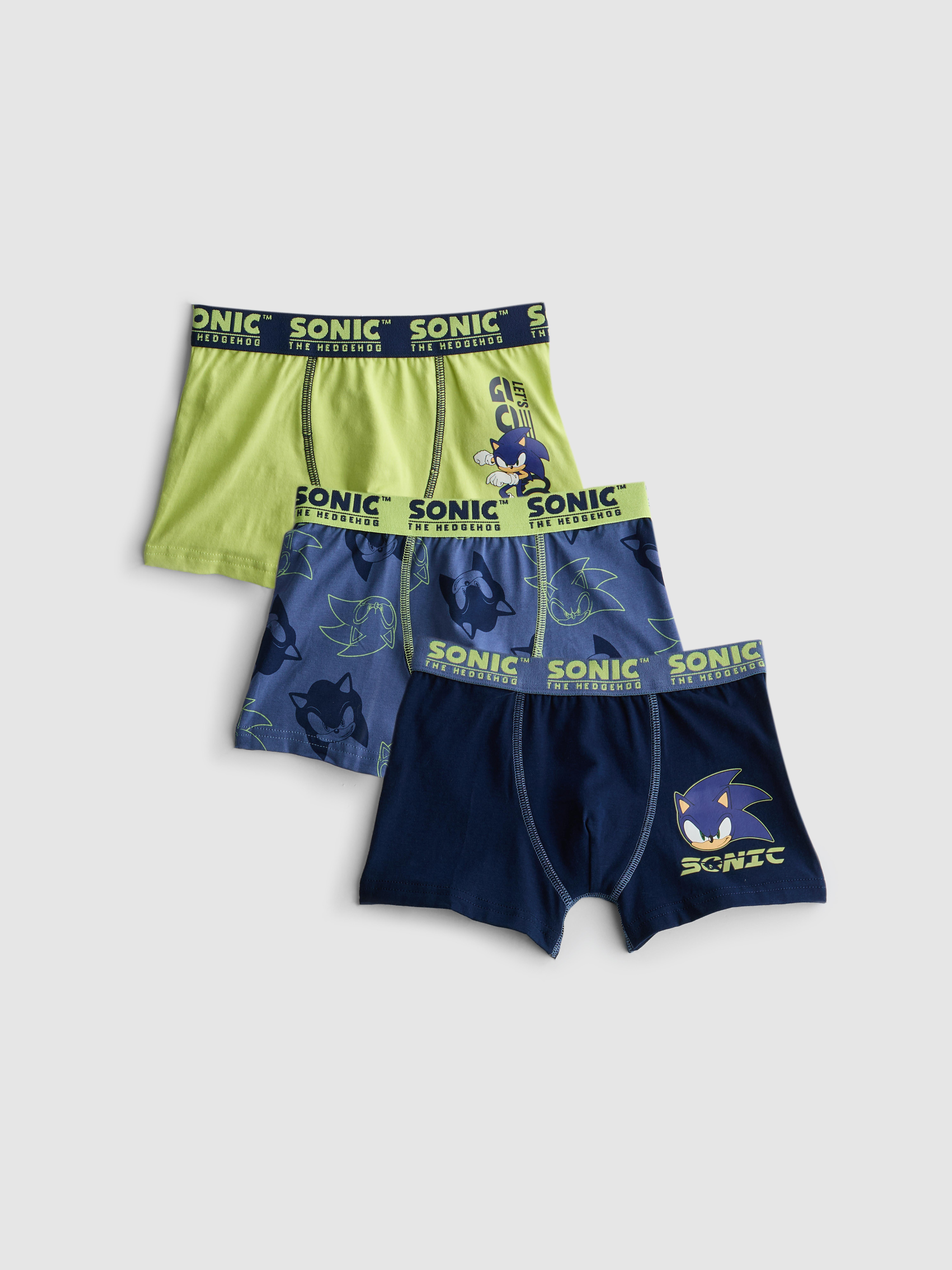 3-15 anos | Pack 3 boxers Sonic The Hedgehog