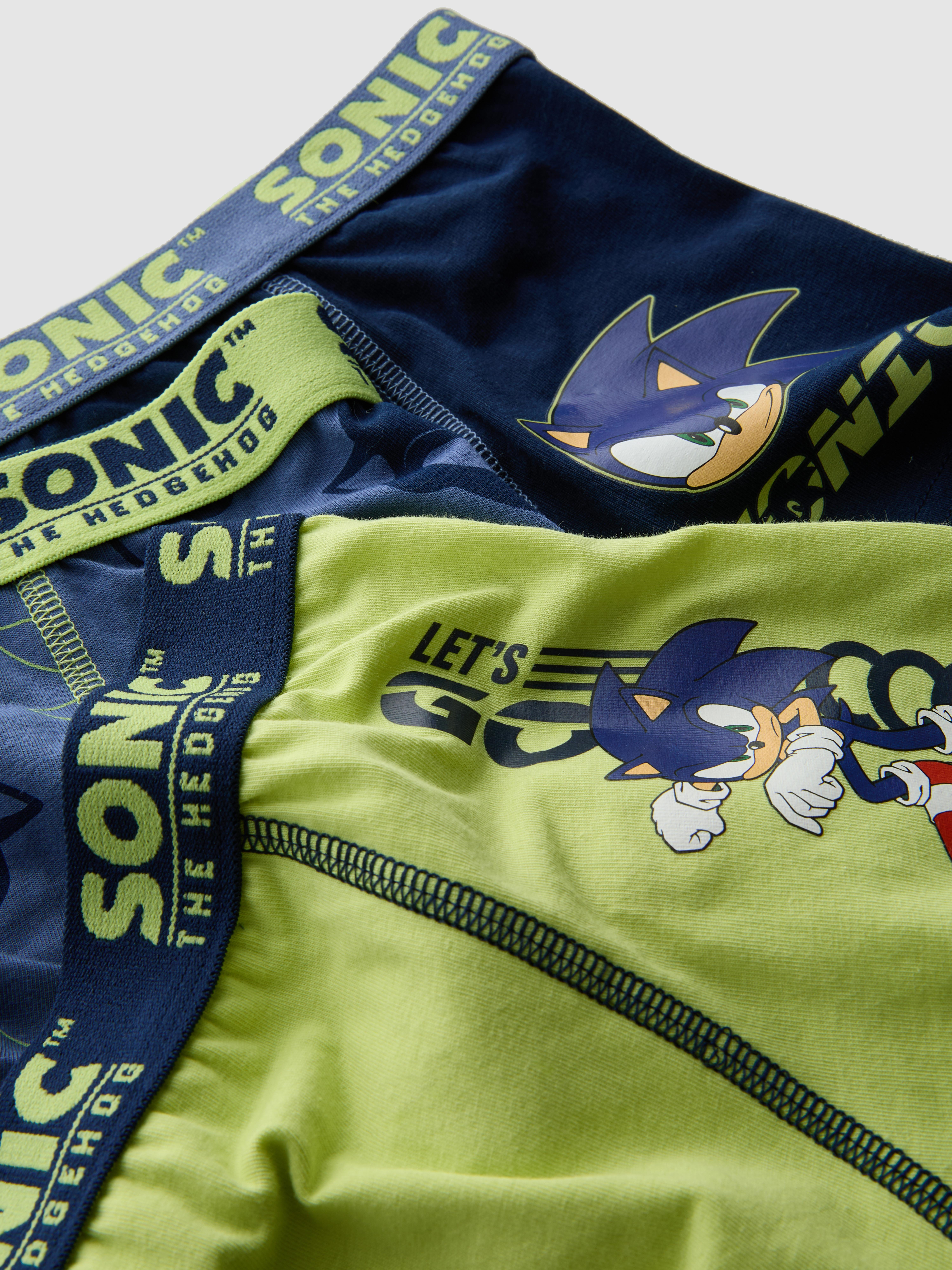 3-15 anos | Pack 3 boxers Sonic The Hedgehog