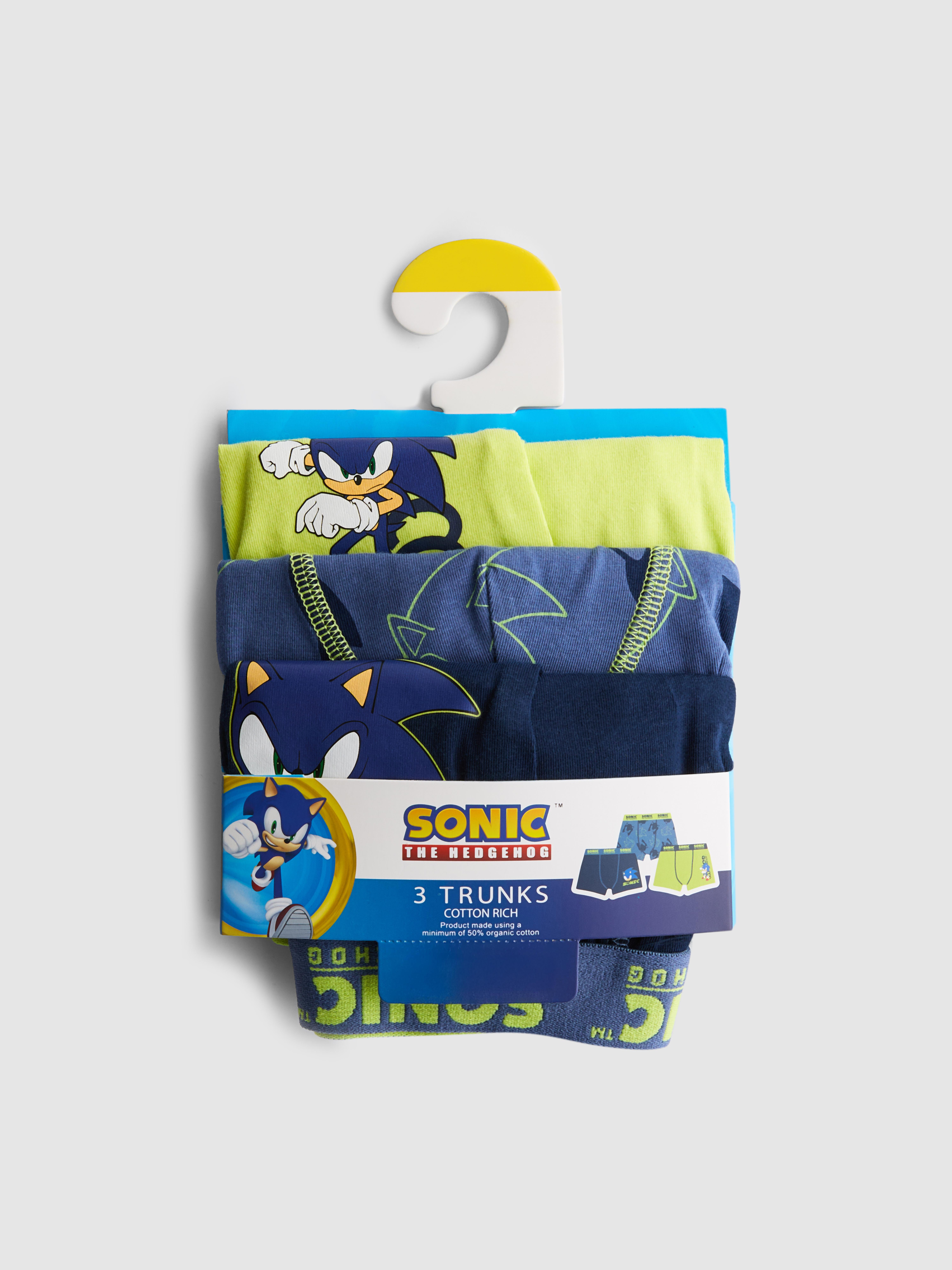 3-15 anos | Pack 3 boxers Sonic The Hedgehog