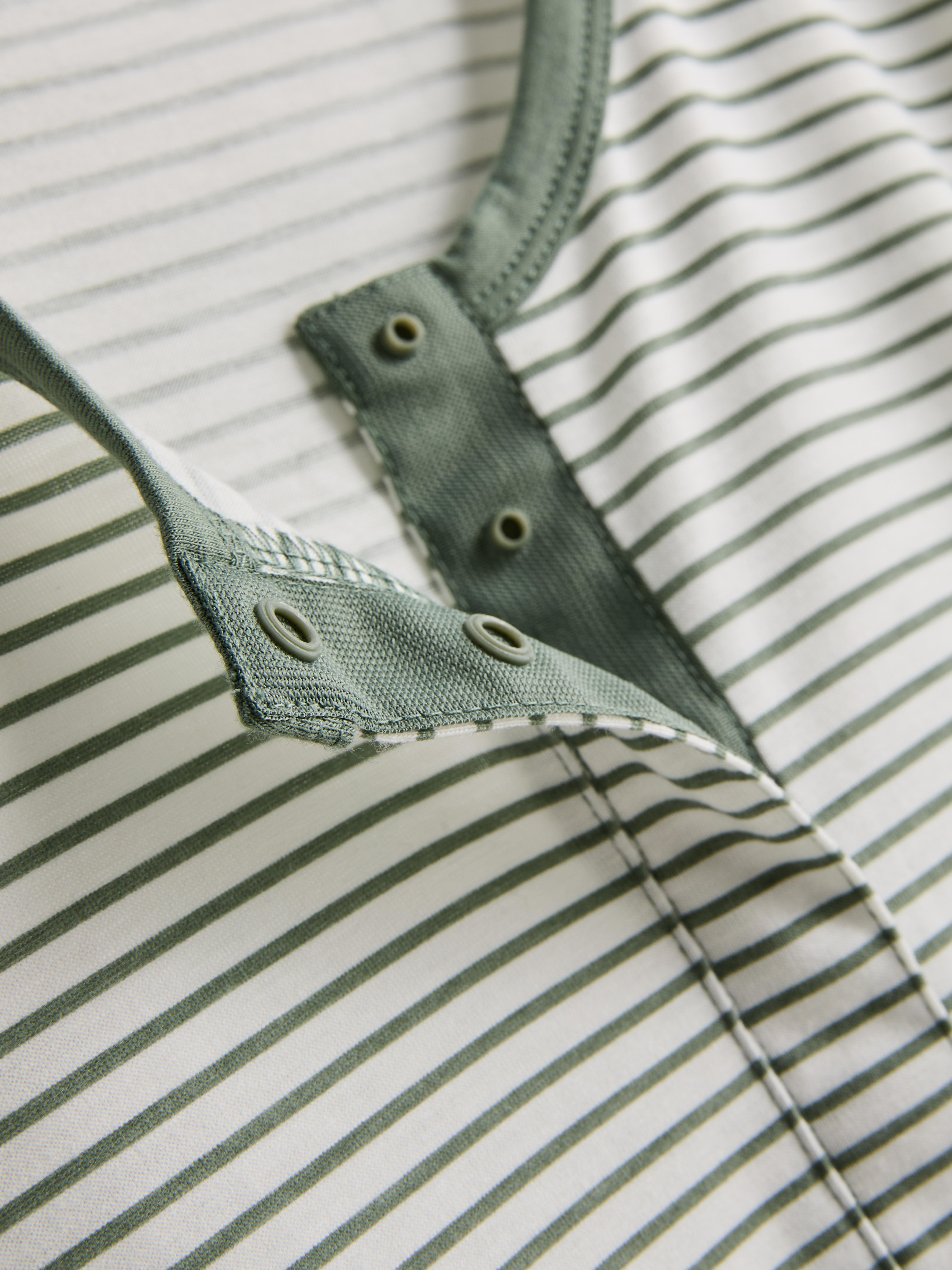 Zwangerschapsnachtjapon met print en drukknoop