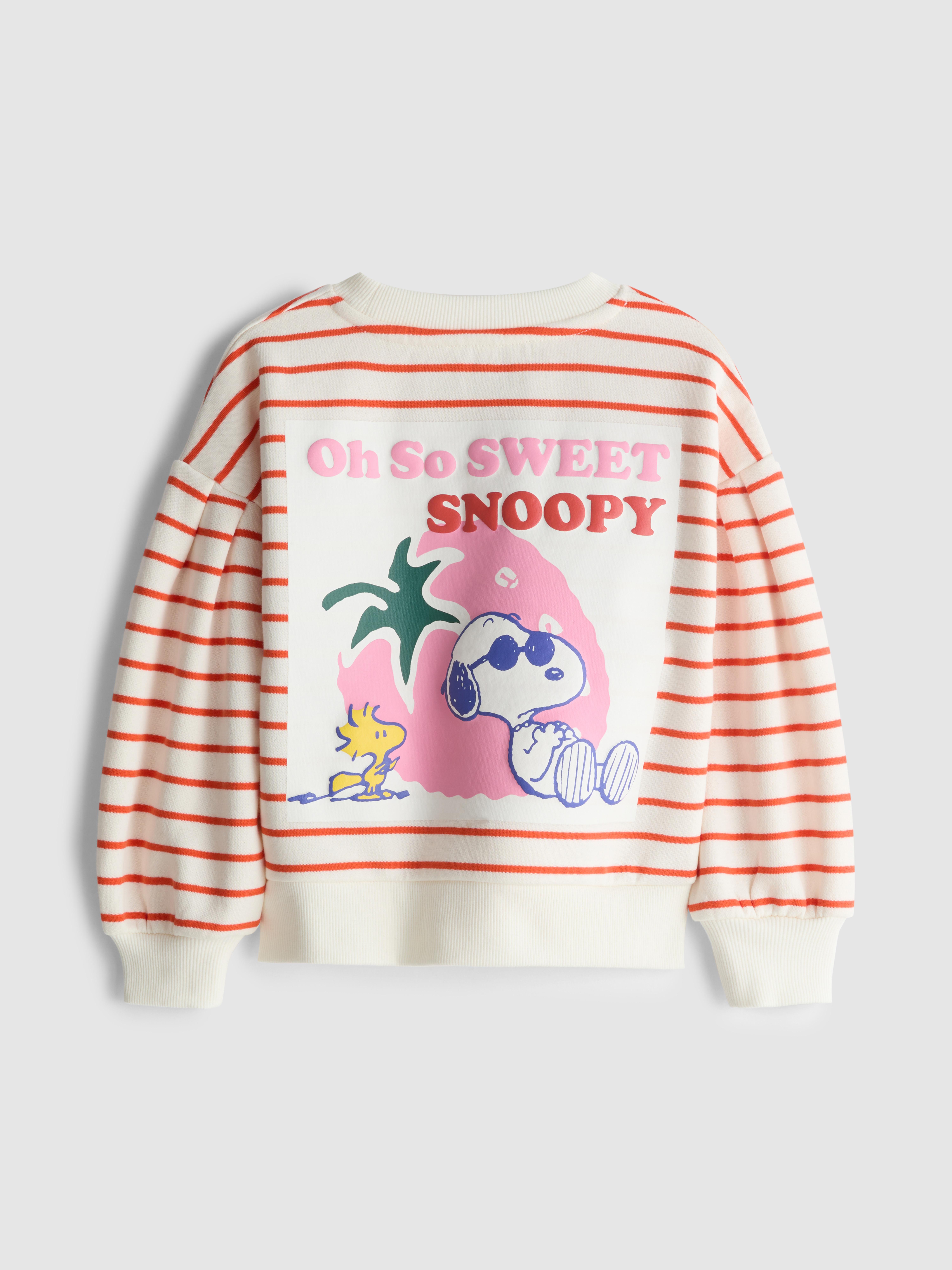 Peanuts Beach Sweatshirt Pink