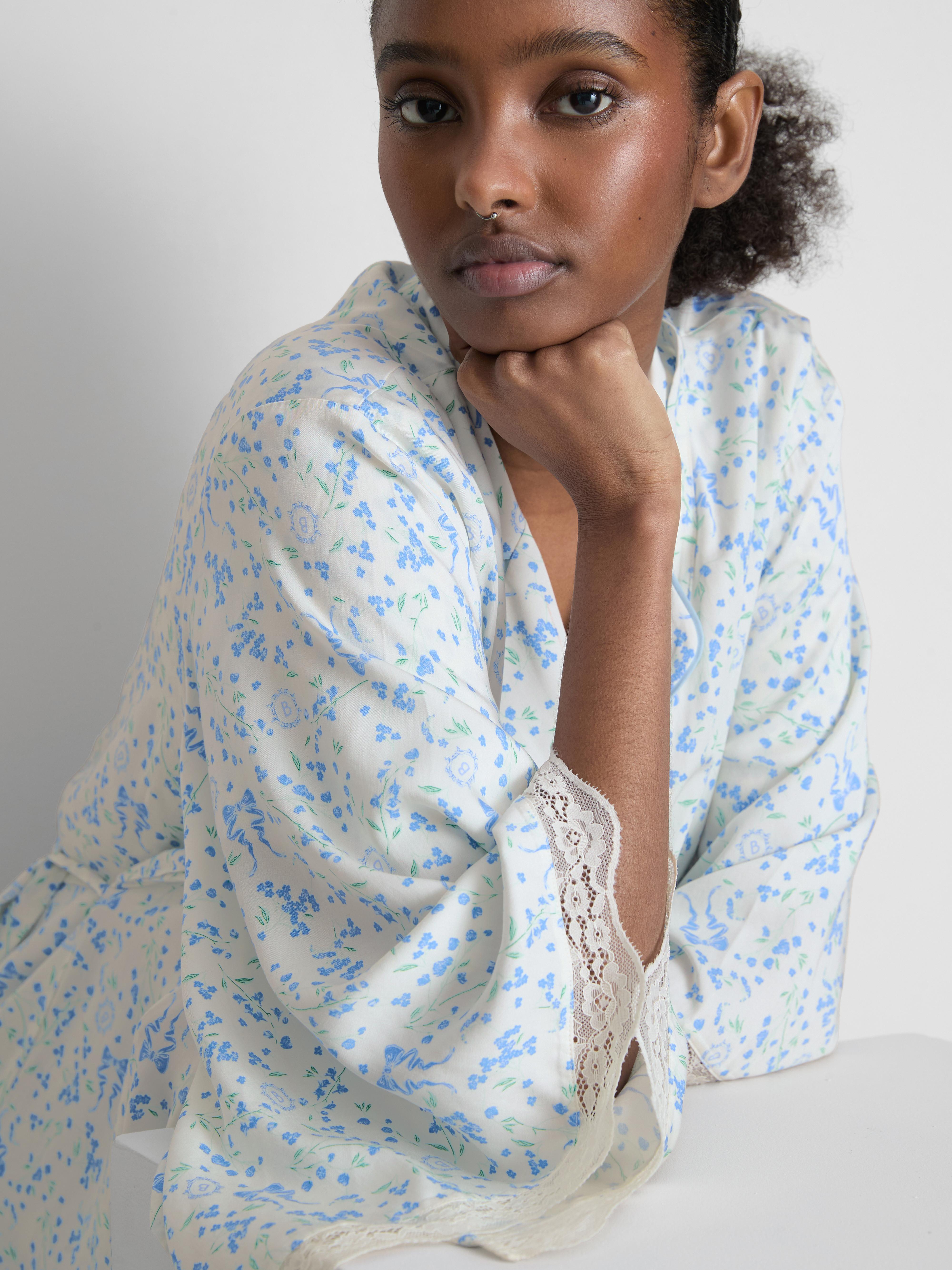 Bridgerton Floral Midi Robe