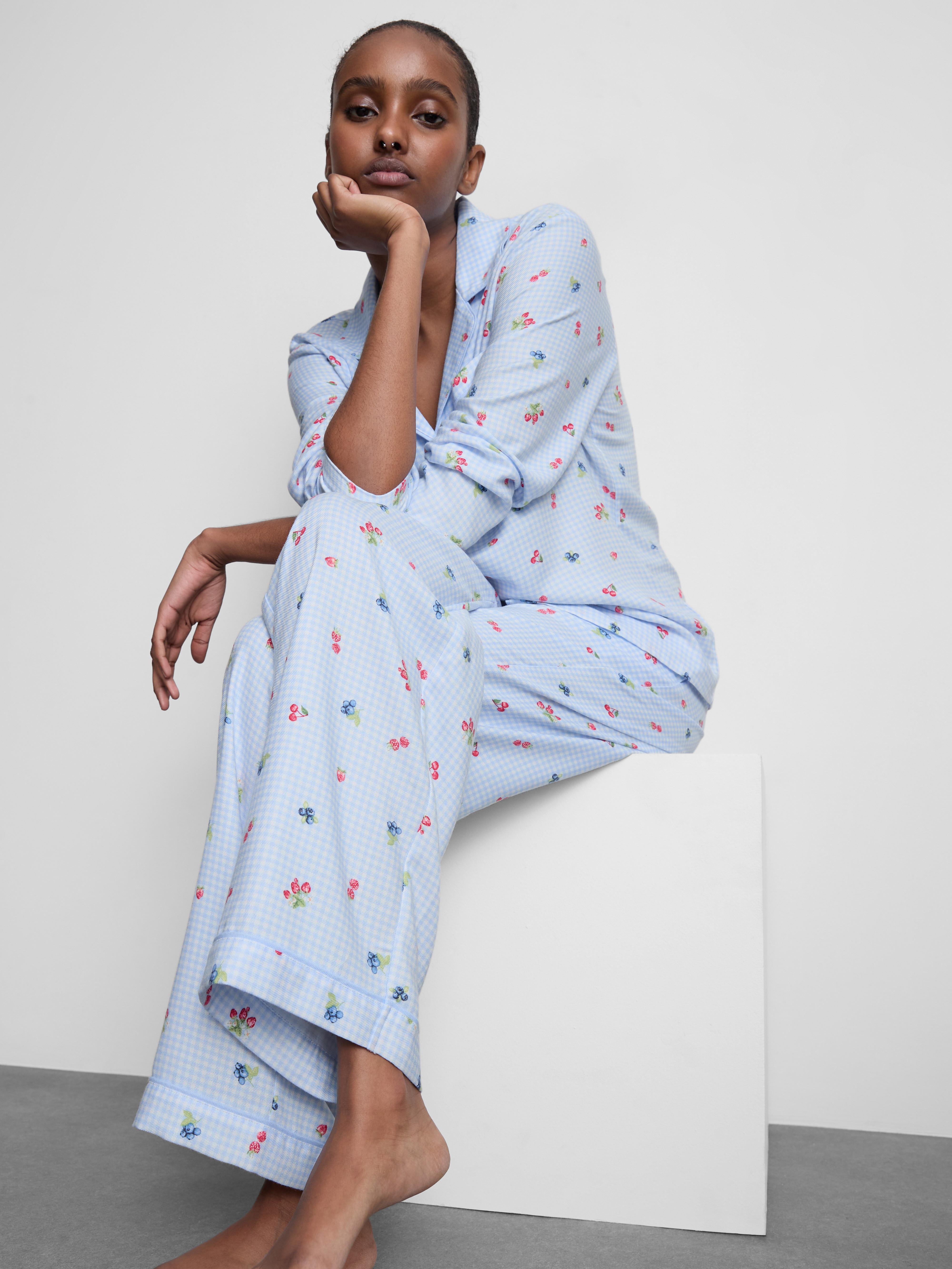Gingham Berry Woven Pyjama Bottoms