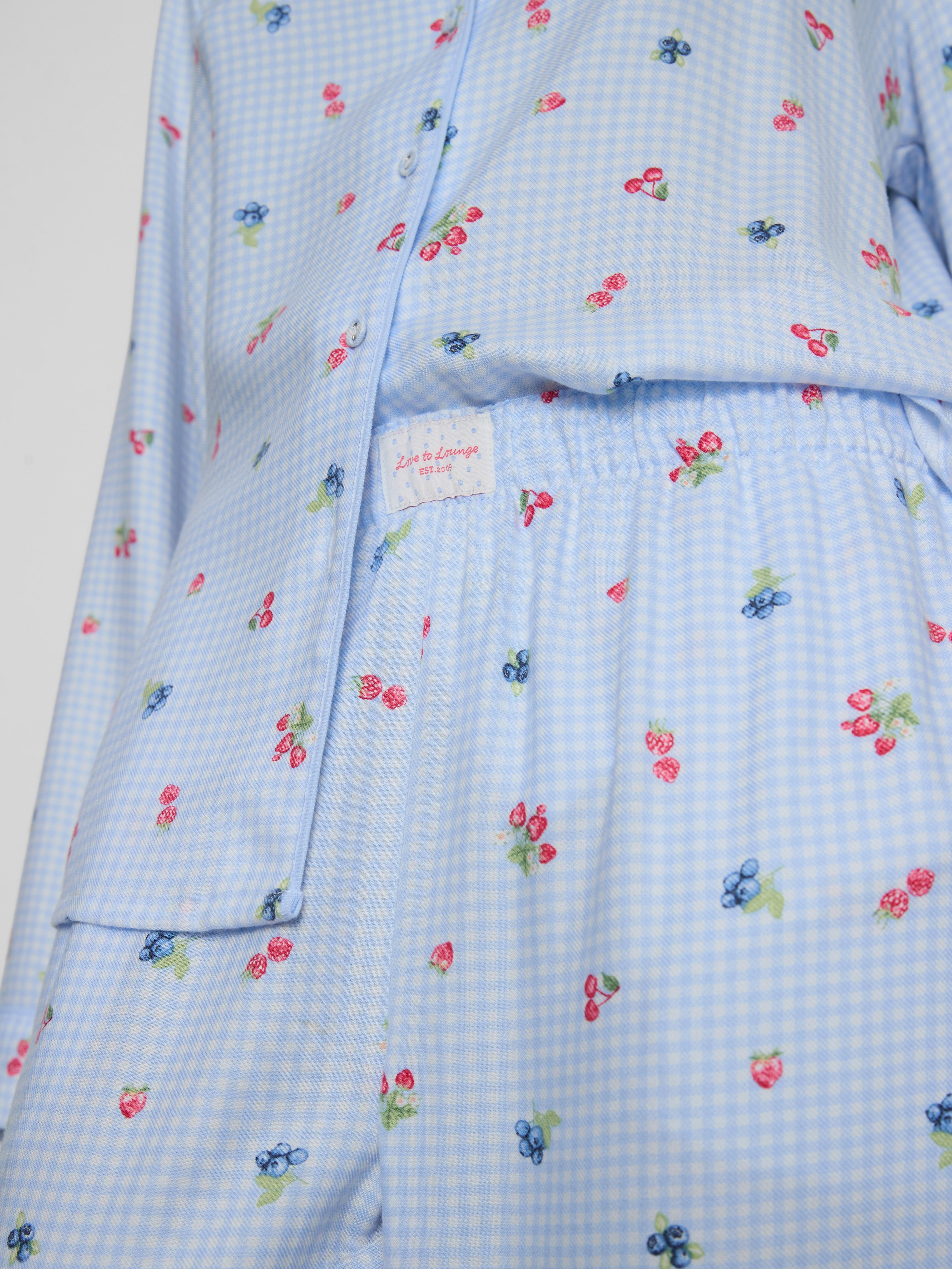 Gingham Berry Woven Pyjama Bottoms