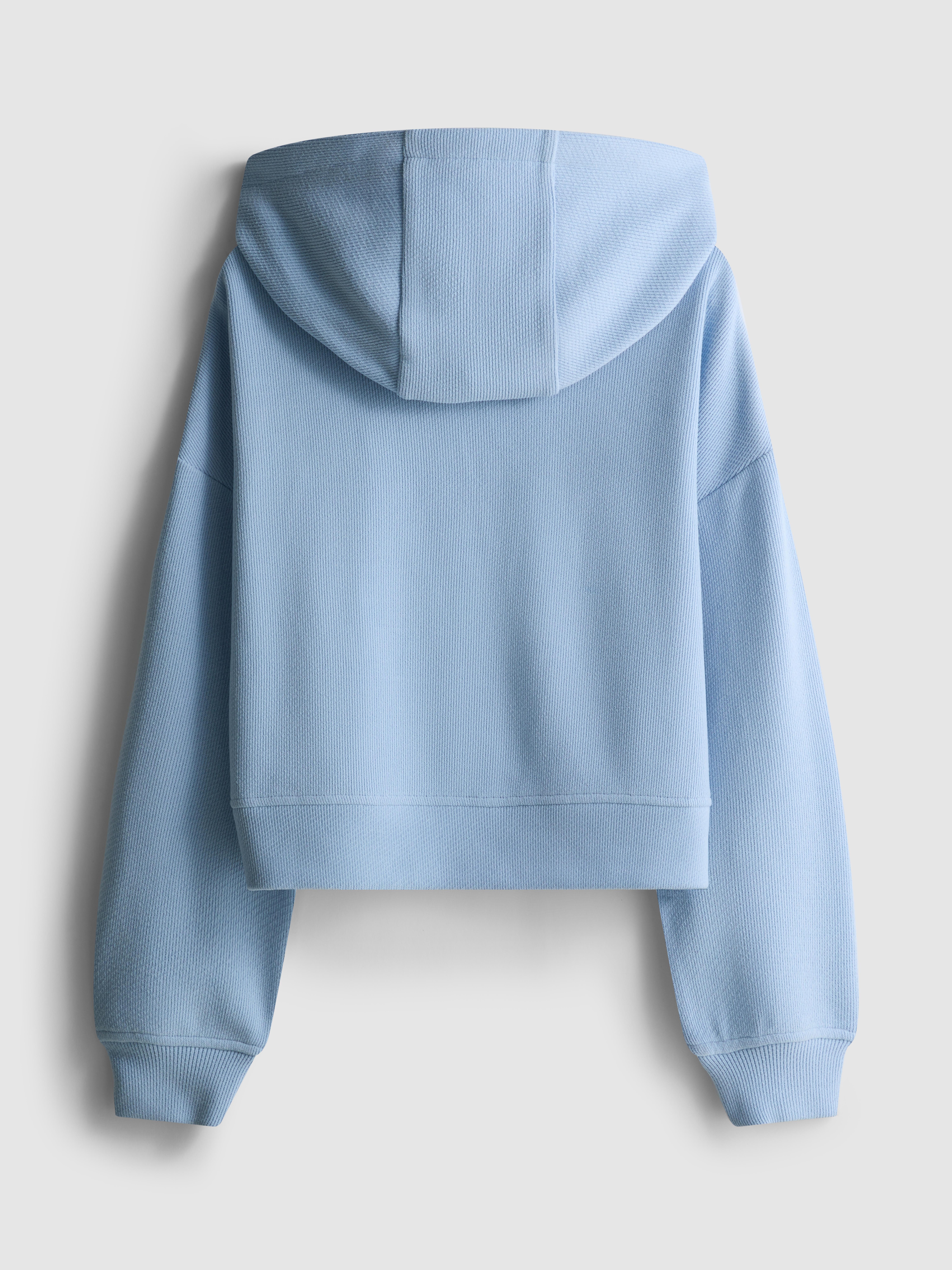 Girls Blue 7-15yrs | Brushed Hoodie