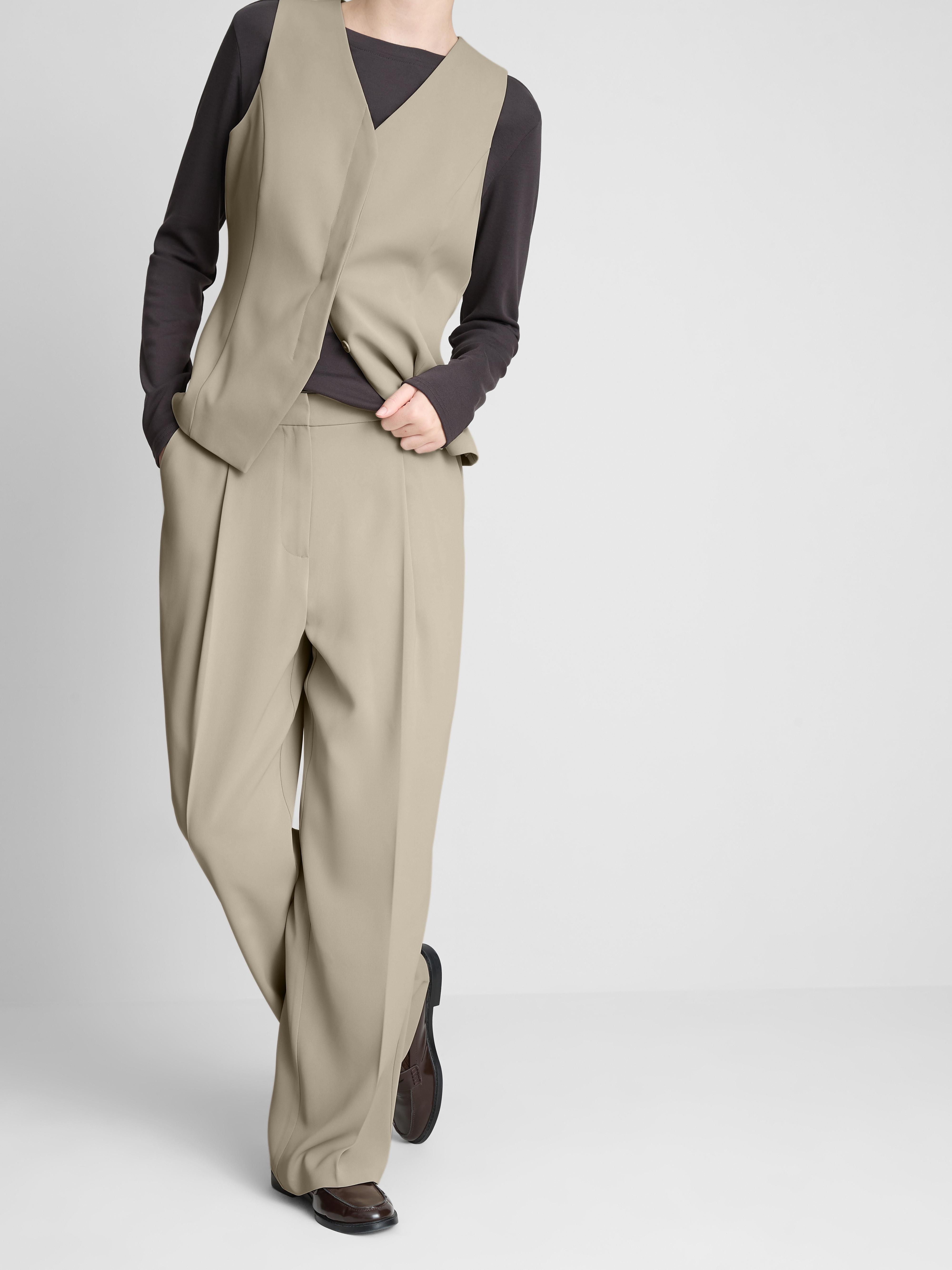 Women's Natural Lila Straight Leg Pants
