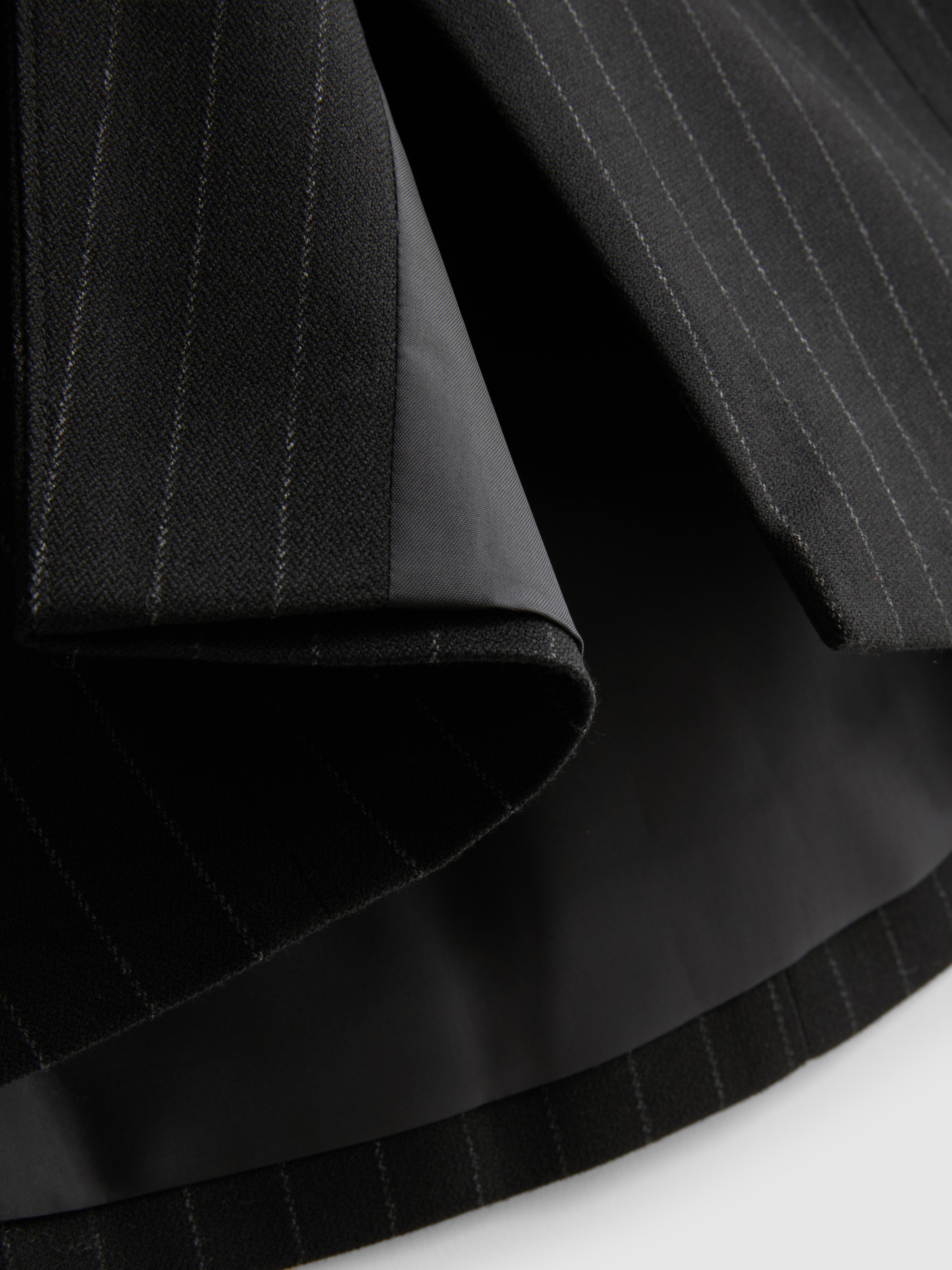 Pinstripe Strapless Vest