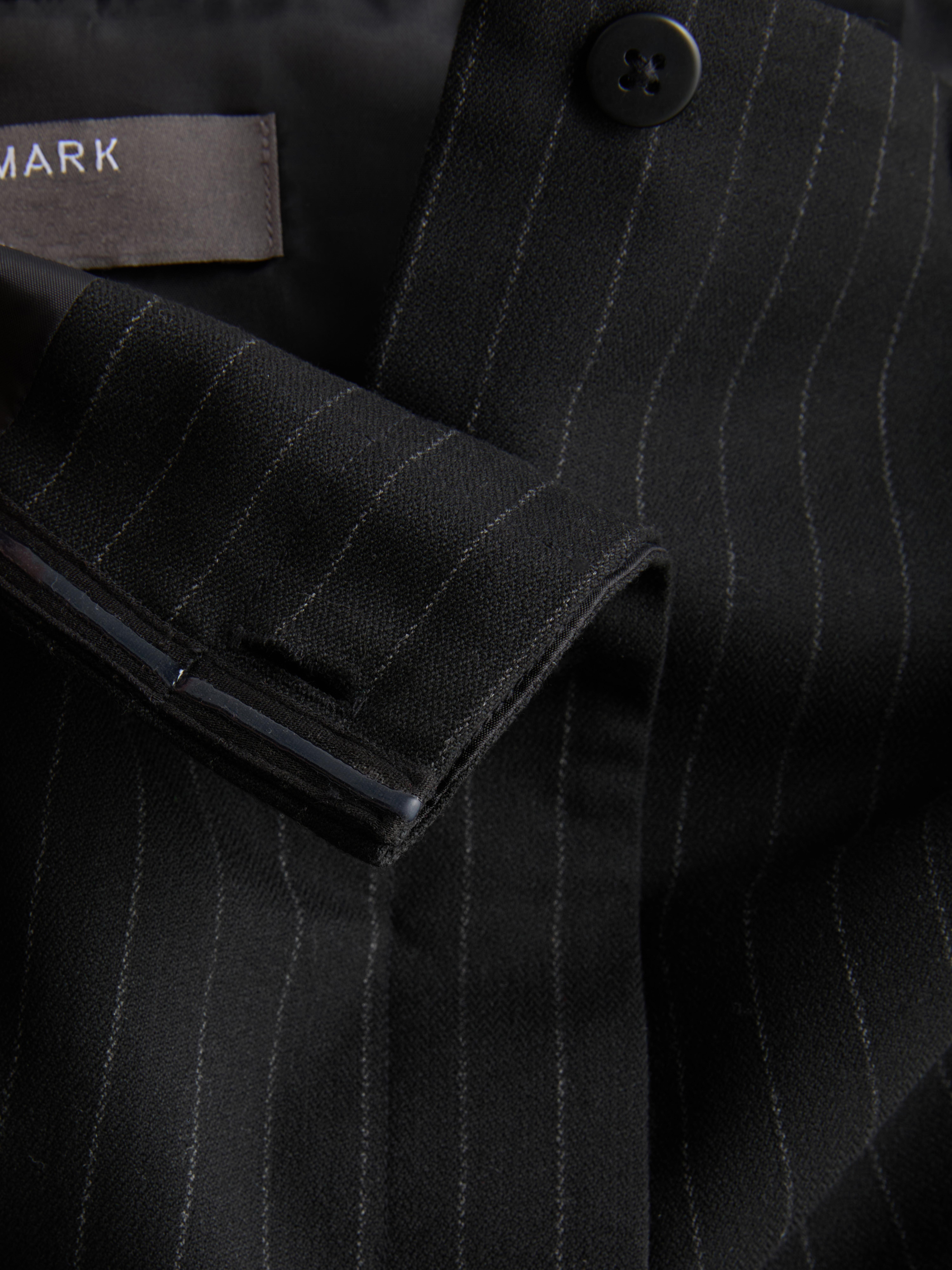 Pinstripe Strapless Vest