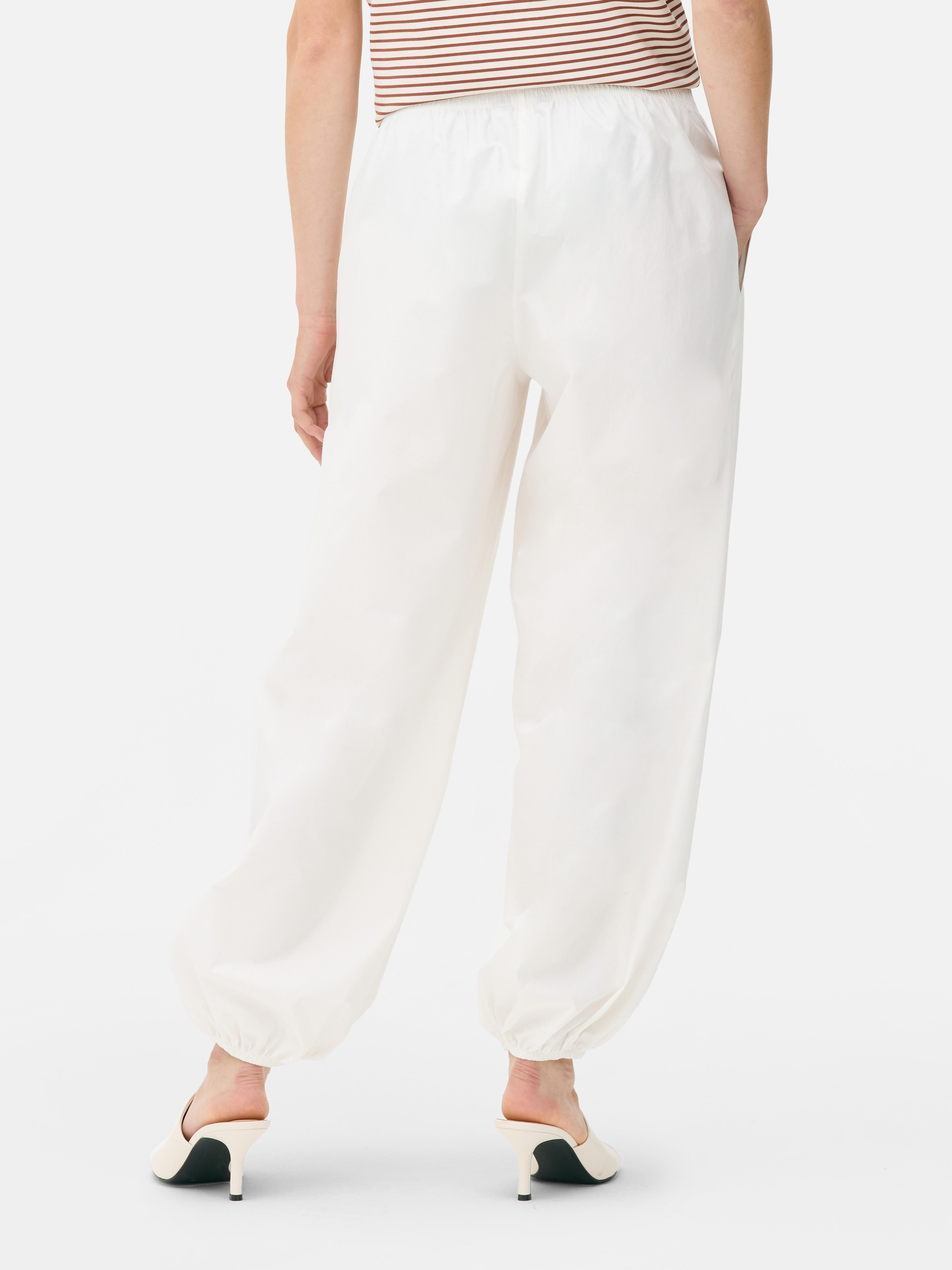 Pantalones bombachos con bajos ajustados