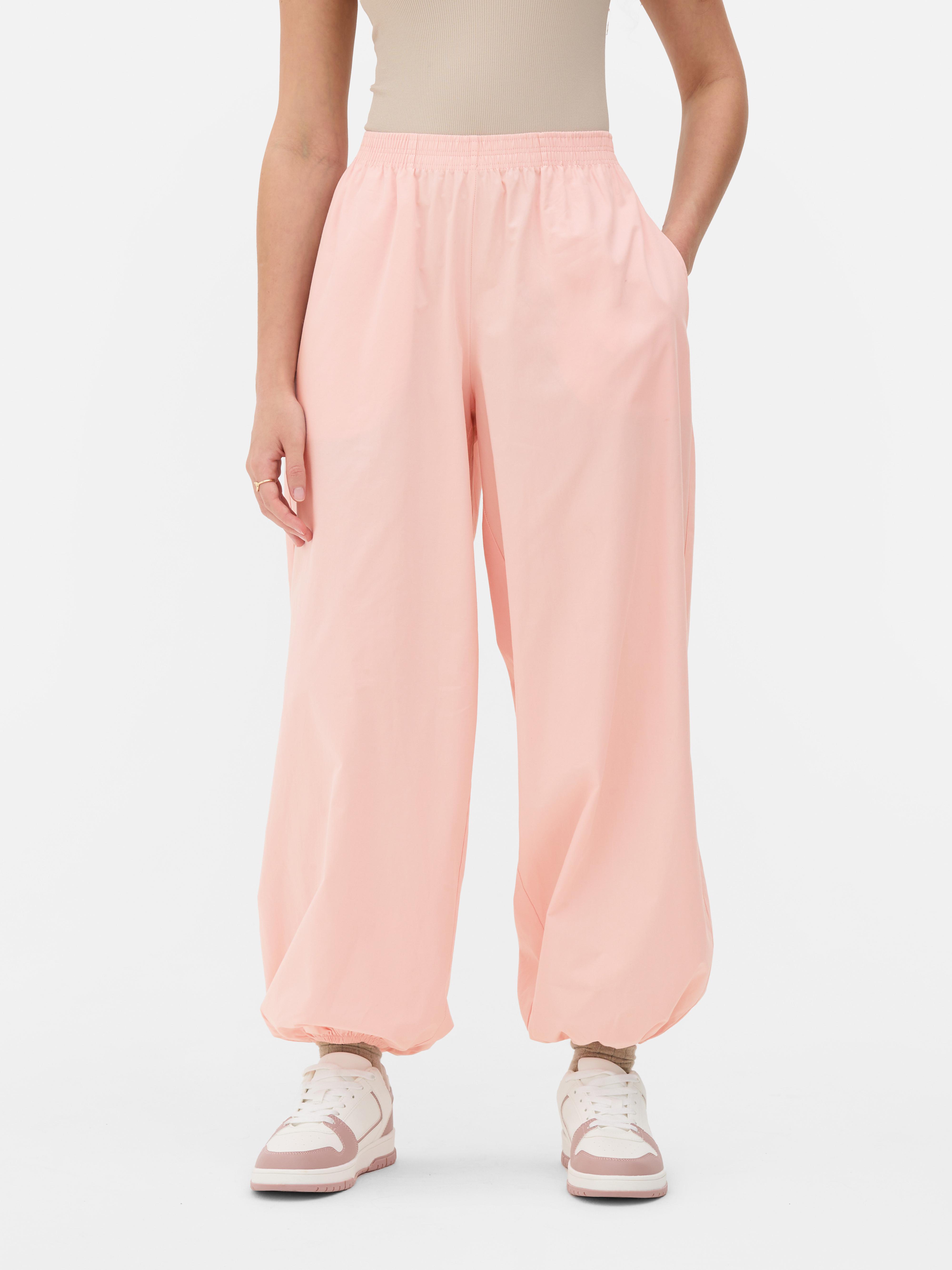 Pantalon ballon à revers