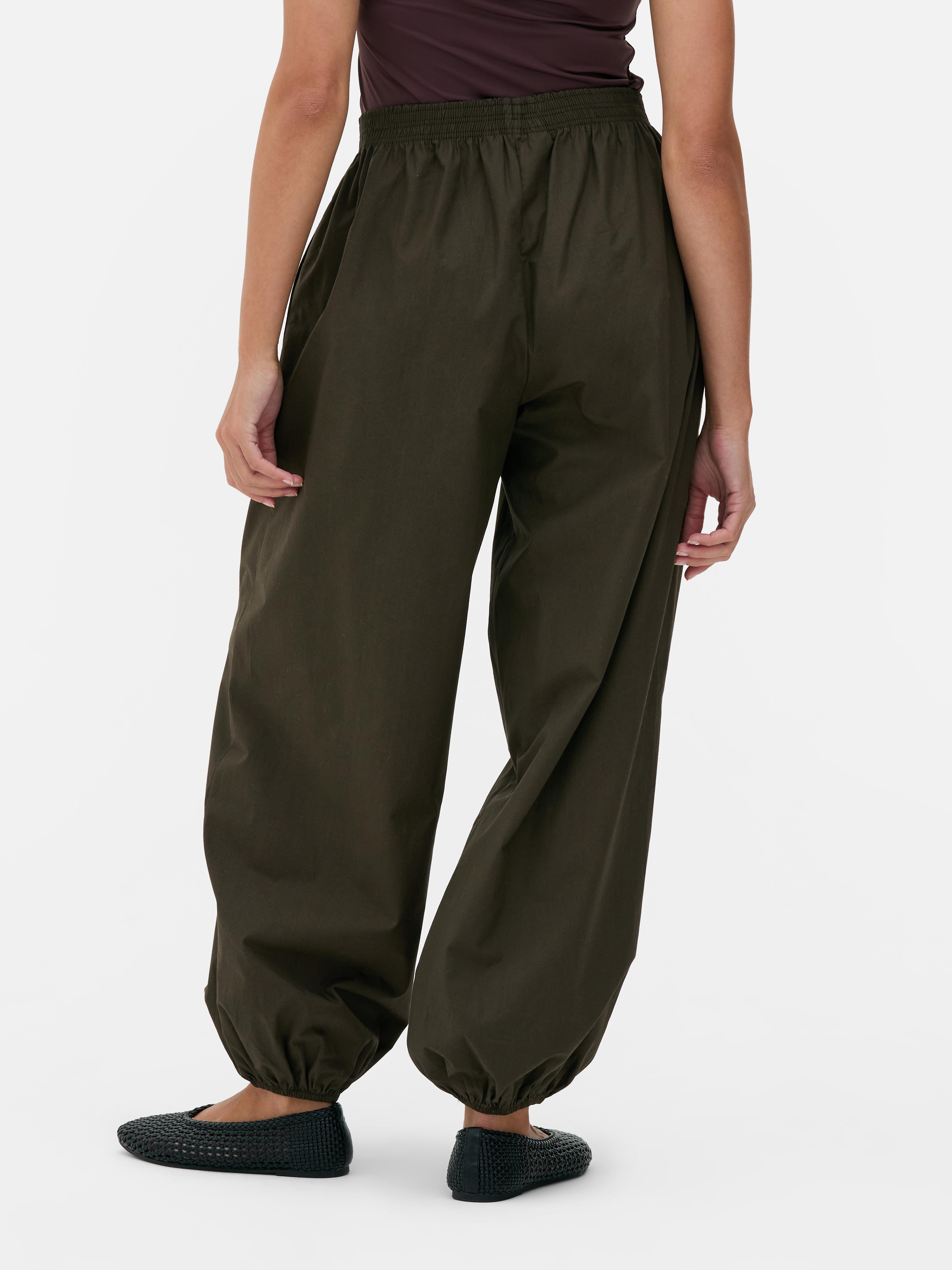 Pantalones bombachos con bajos ajustados