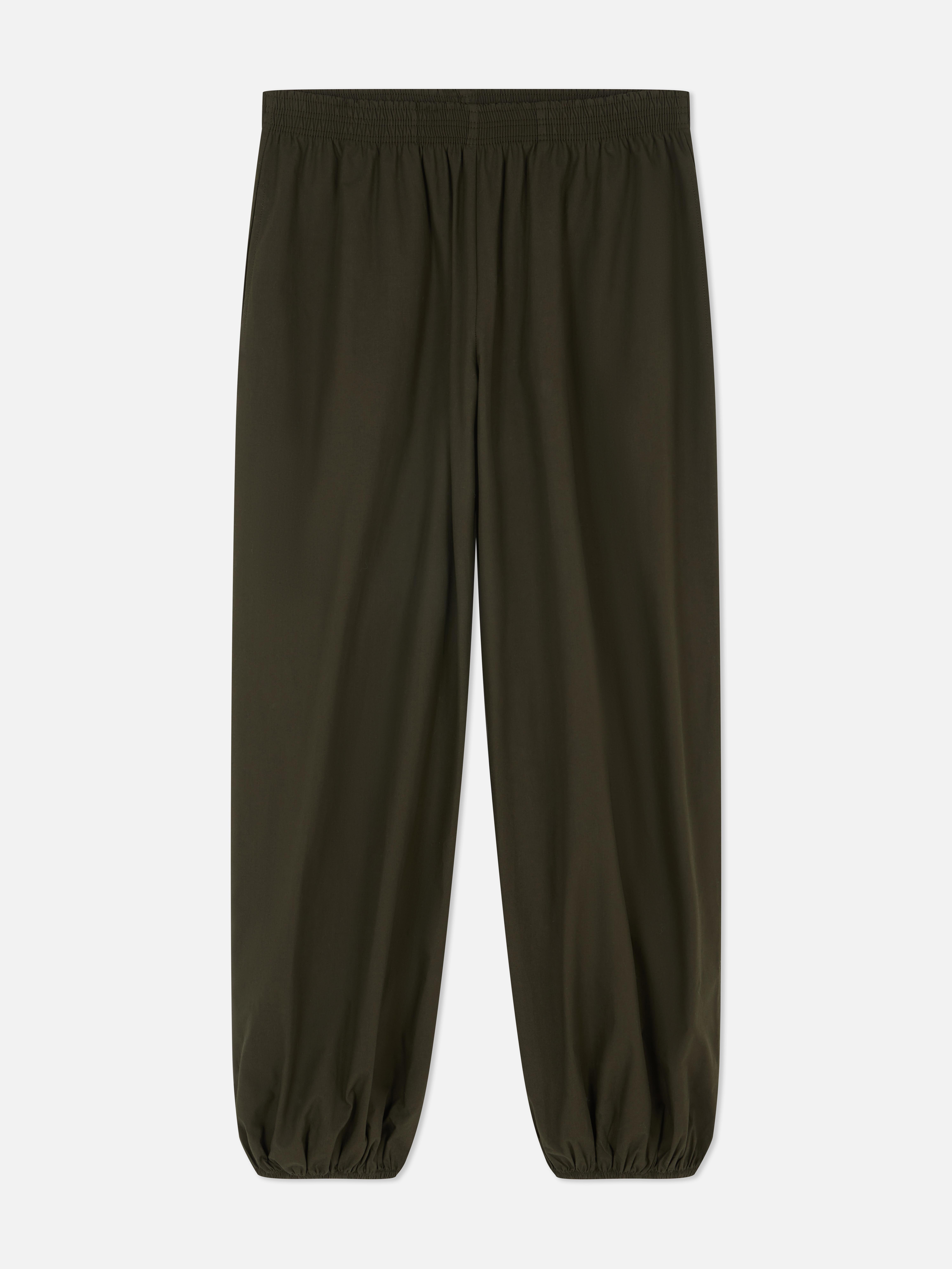 Pantalones bombachos con bajos ajustados