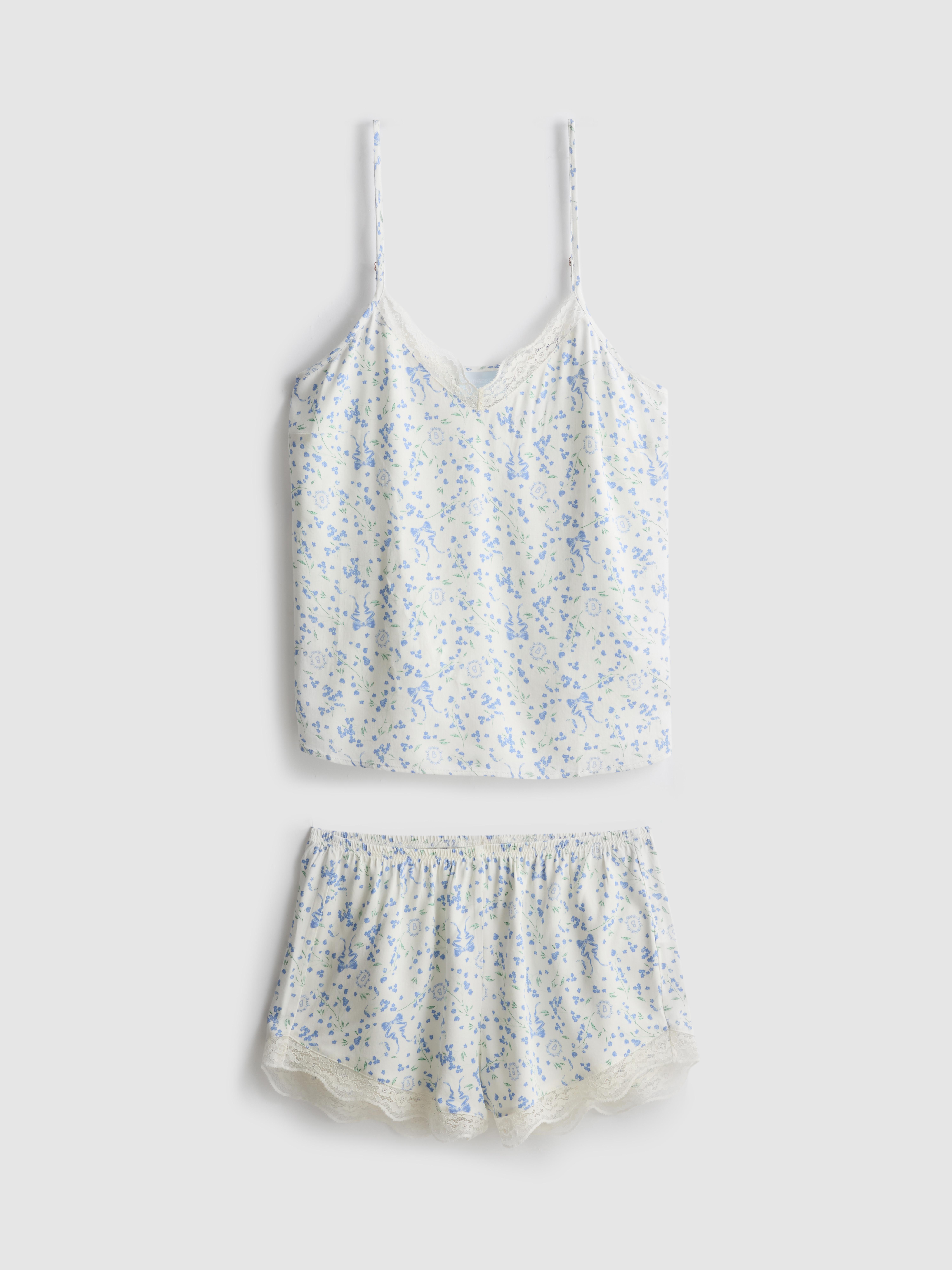 Bridgerton Floral Lace Cami Pajamas