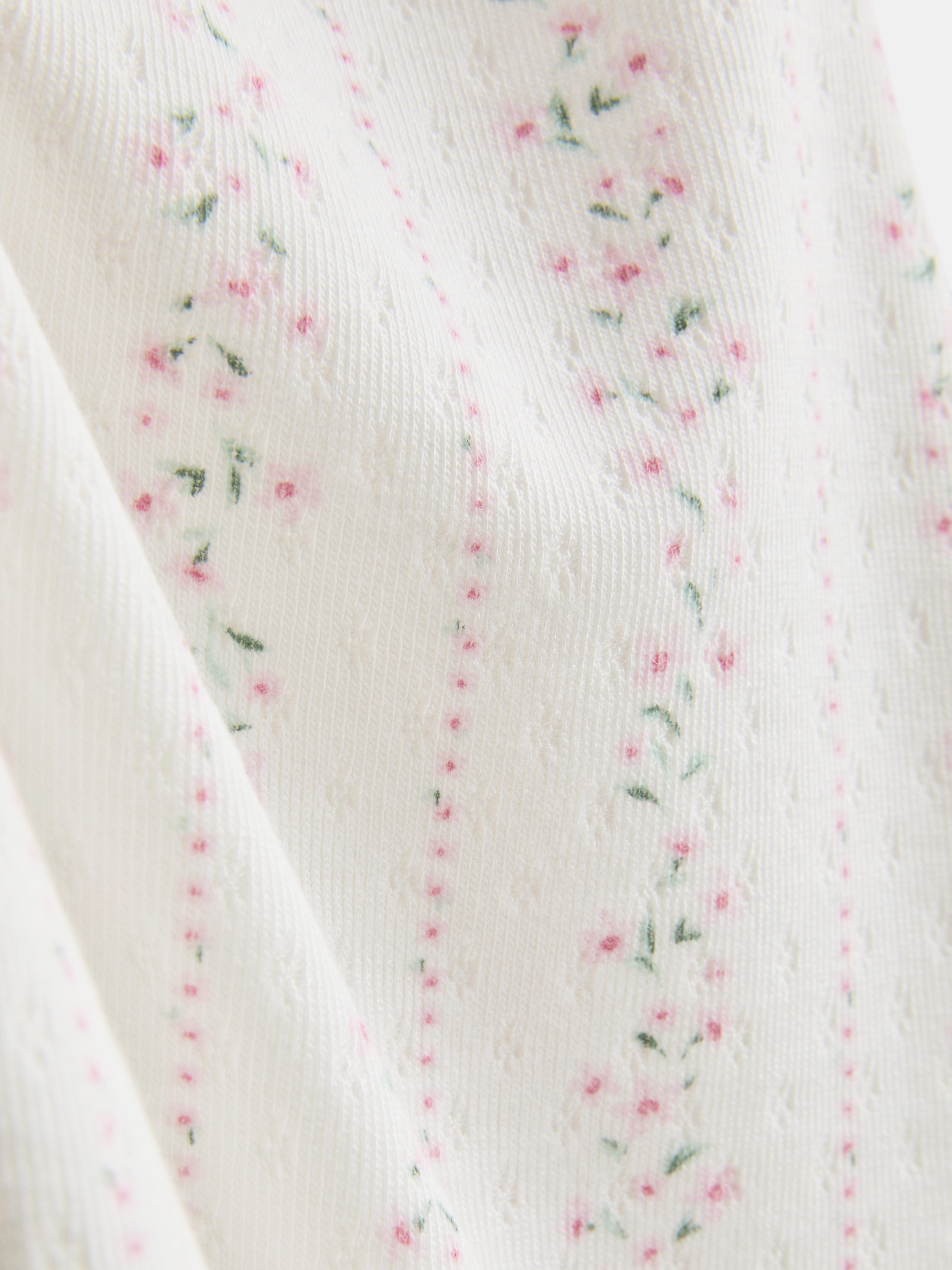 Floral Pointelle Cami Pajama Top