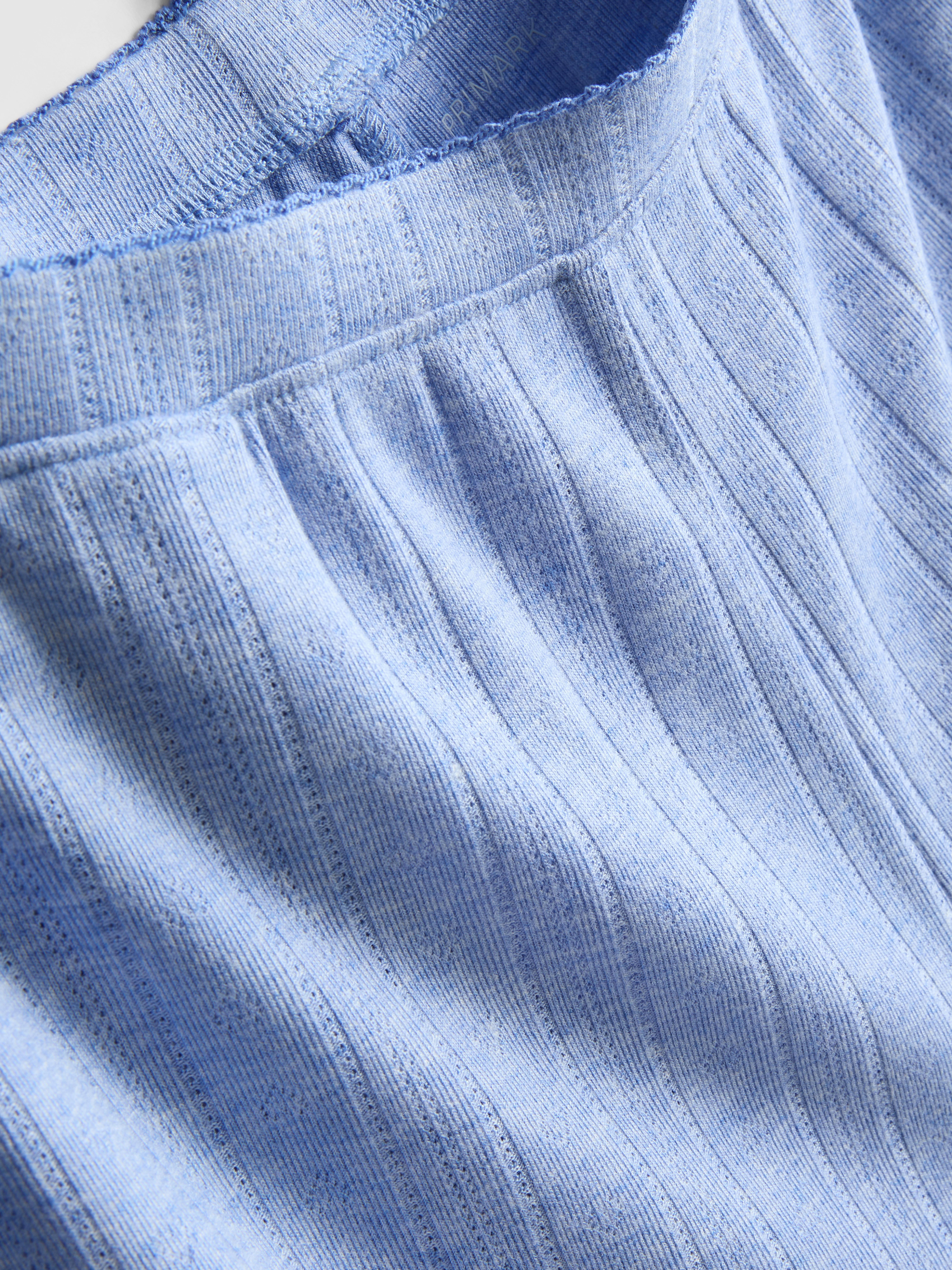 Pointelle Straight Leg Pyjama Bottoms