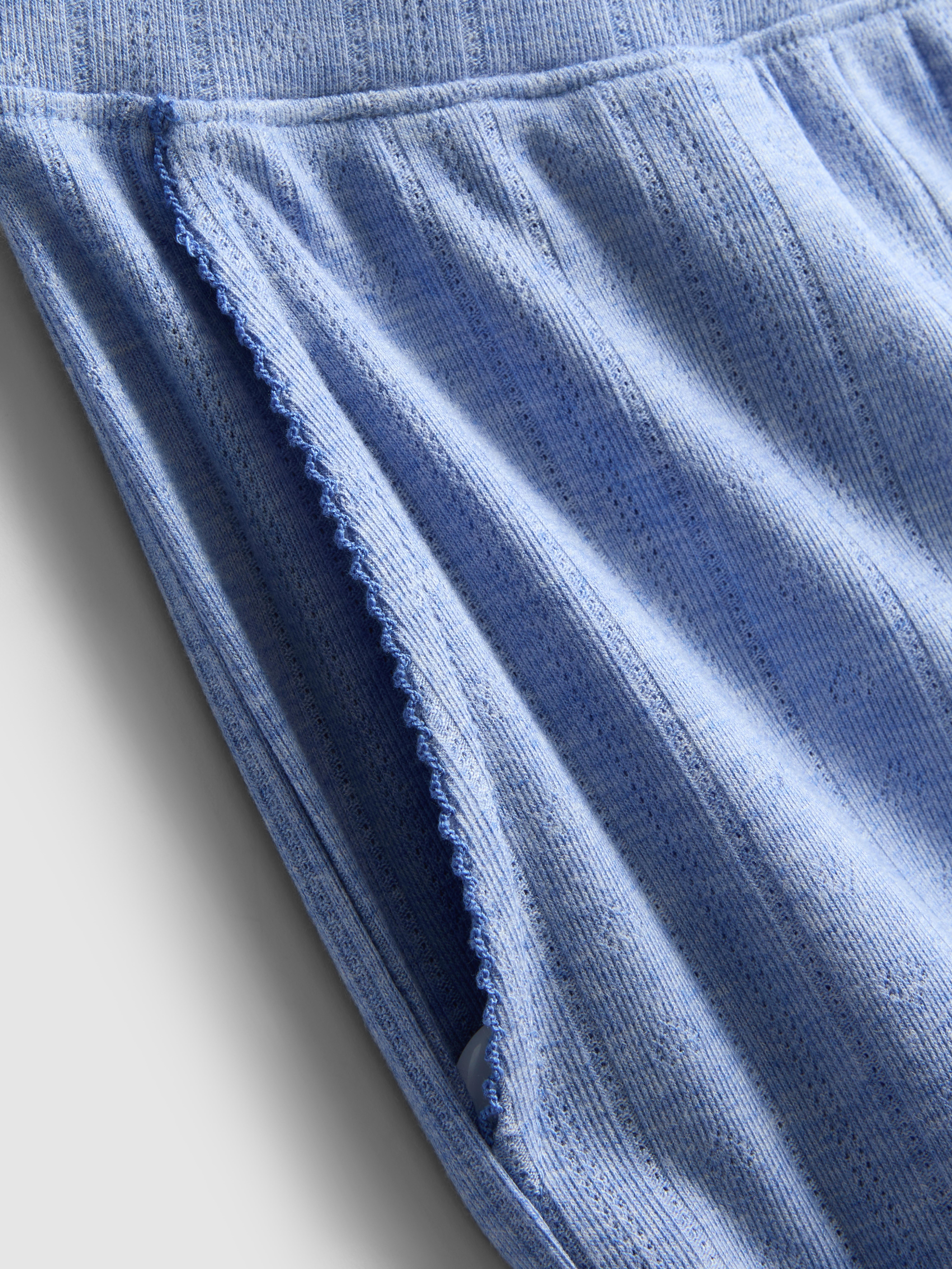 Pointelle Straight Leg Pyjama Bottoms